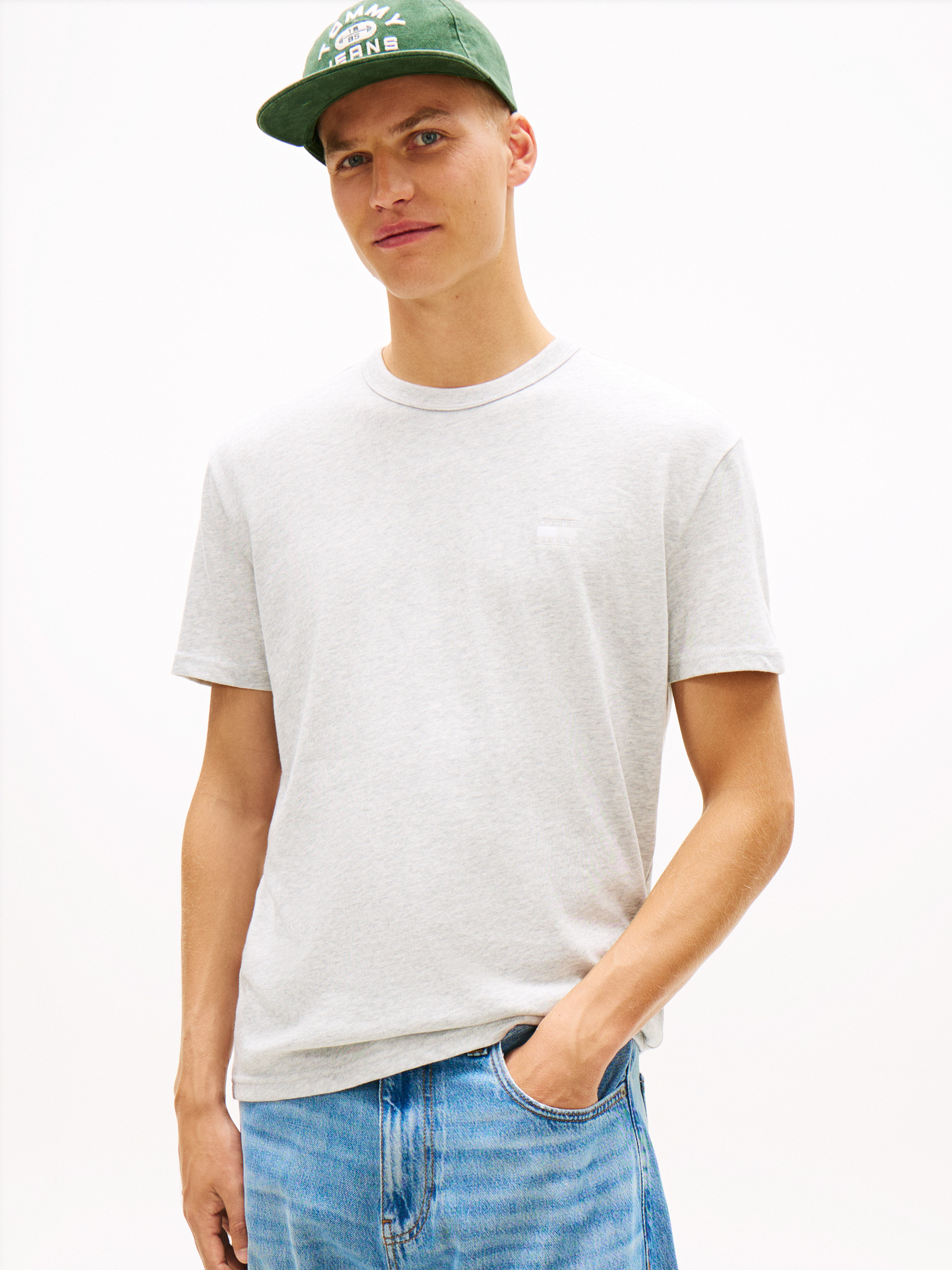 Tommy Badge Jersey Crew Neck T-Shirt