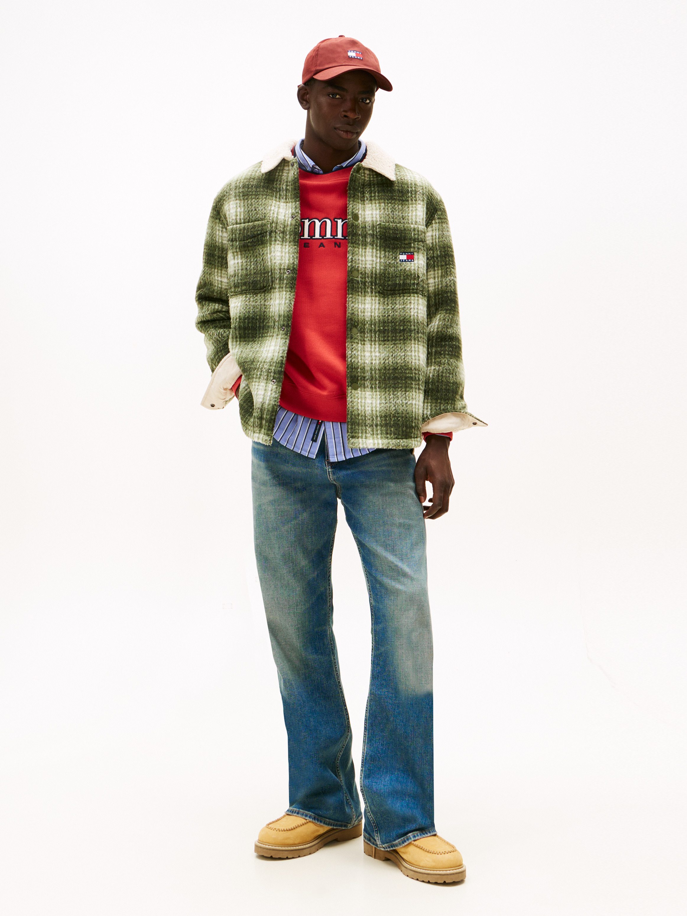 Faded Relaxed Bootcut Jeans