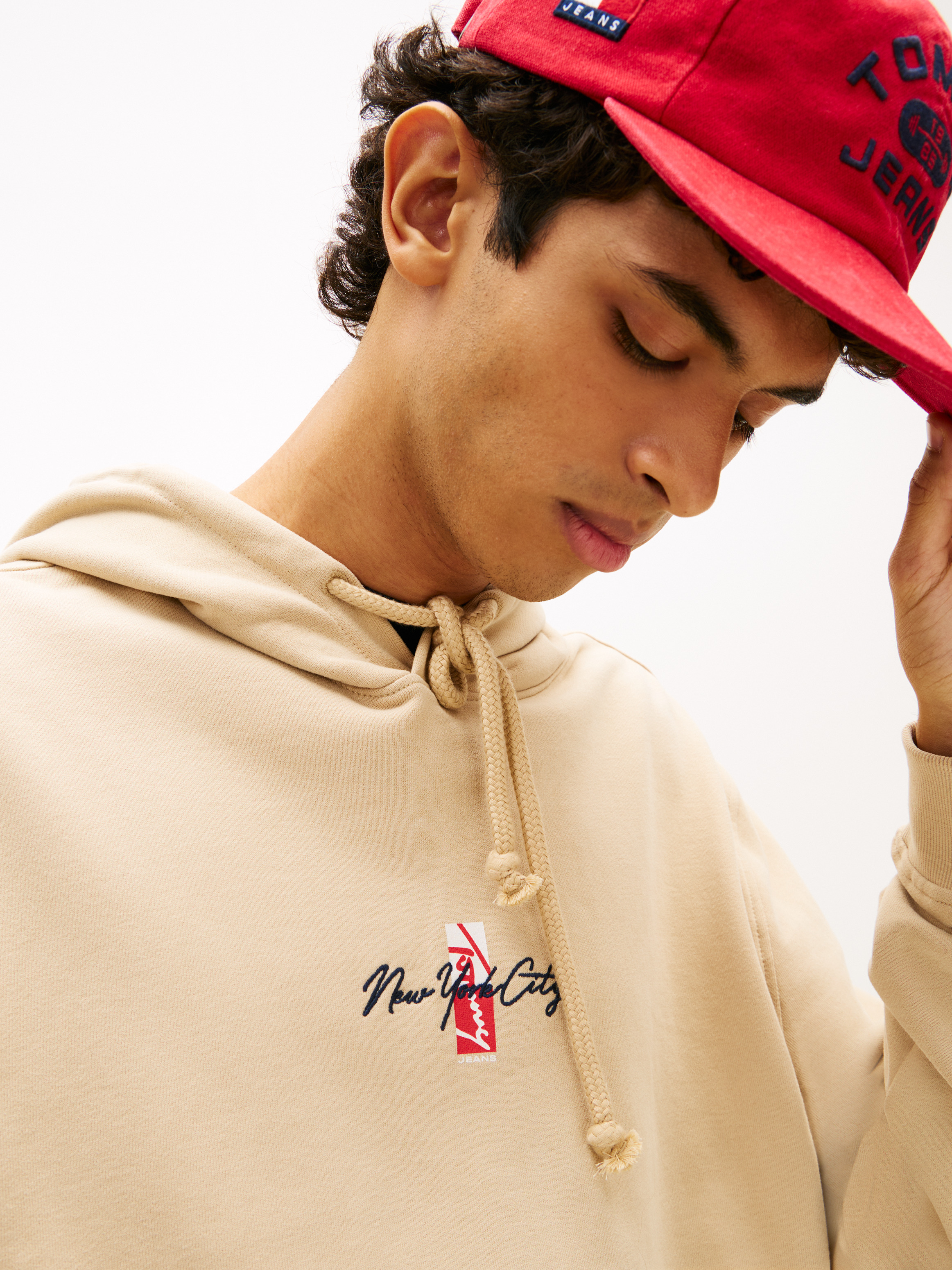 Signature Back Logo Terry Drawstring Hoody