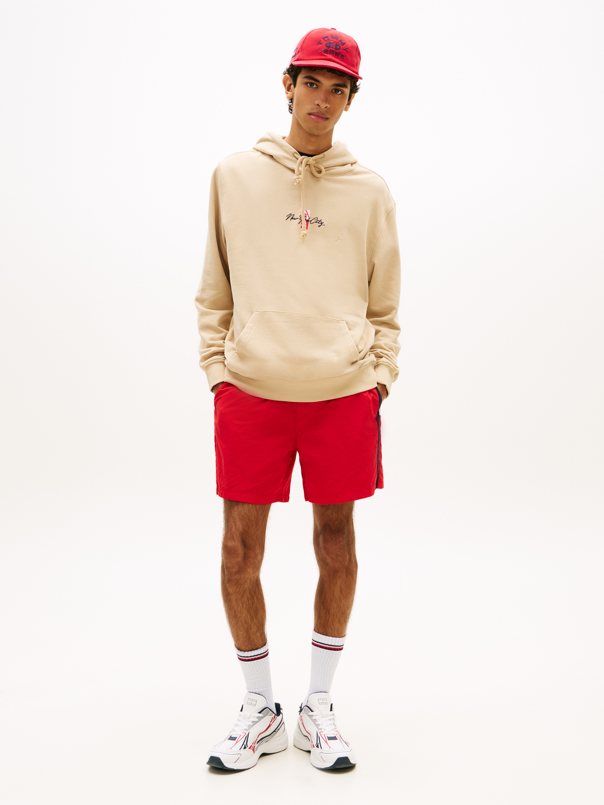 Signature Back Logo Terry Drawstring Hoody