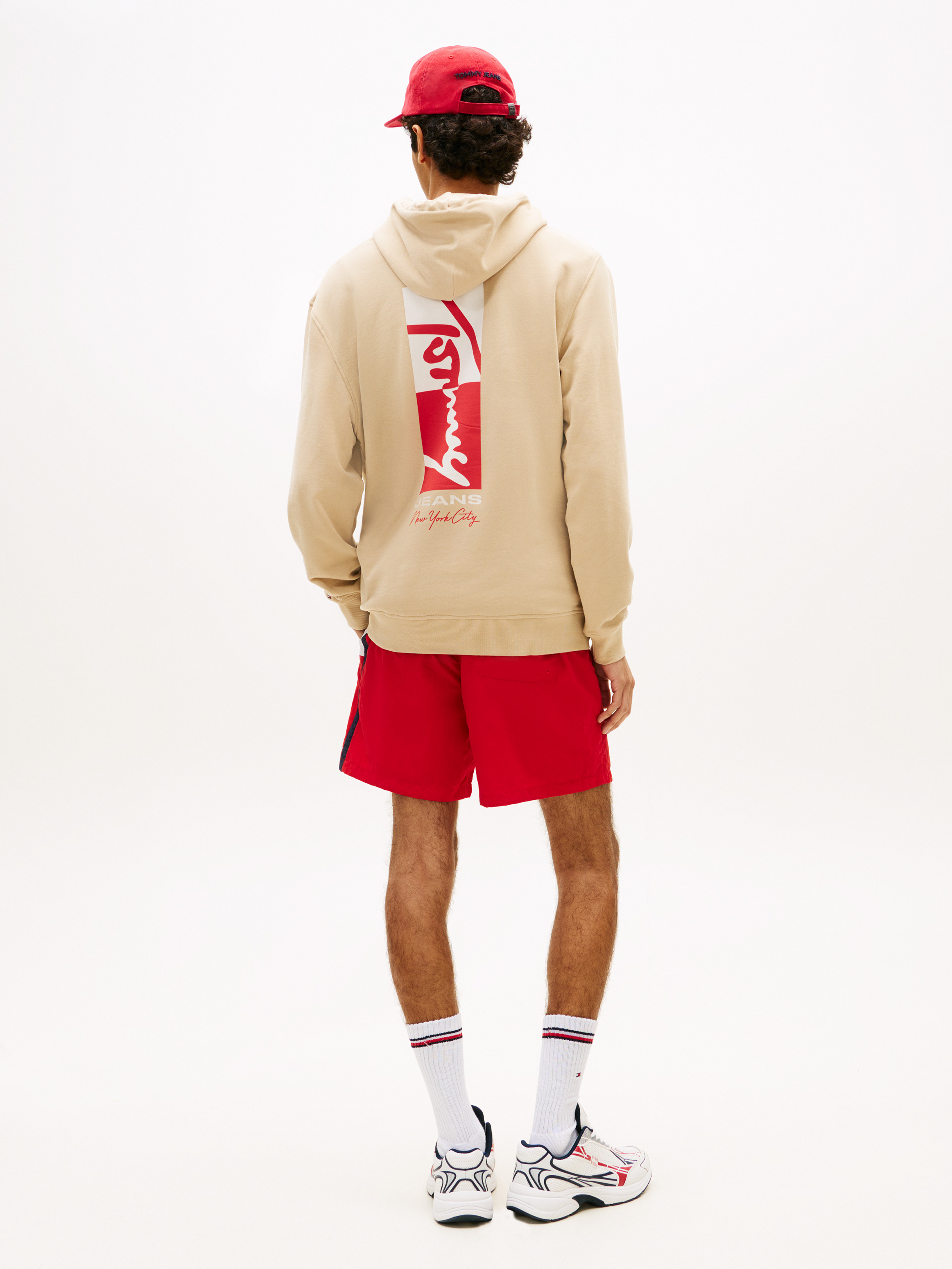 Signature Back Logo Terry Drawstring Hoody