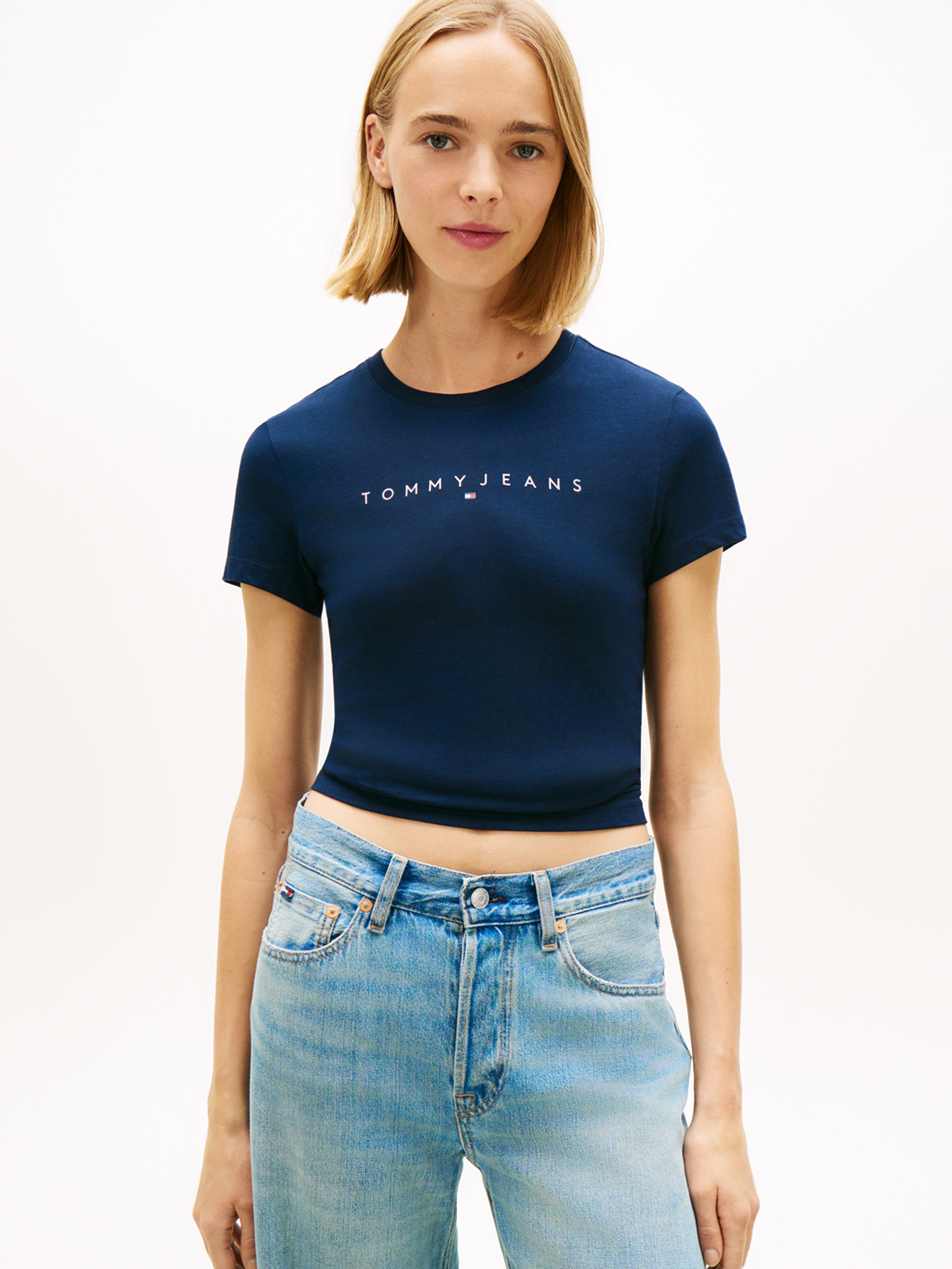 Linear Logo Slim Jersey T-Shirt