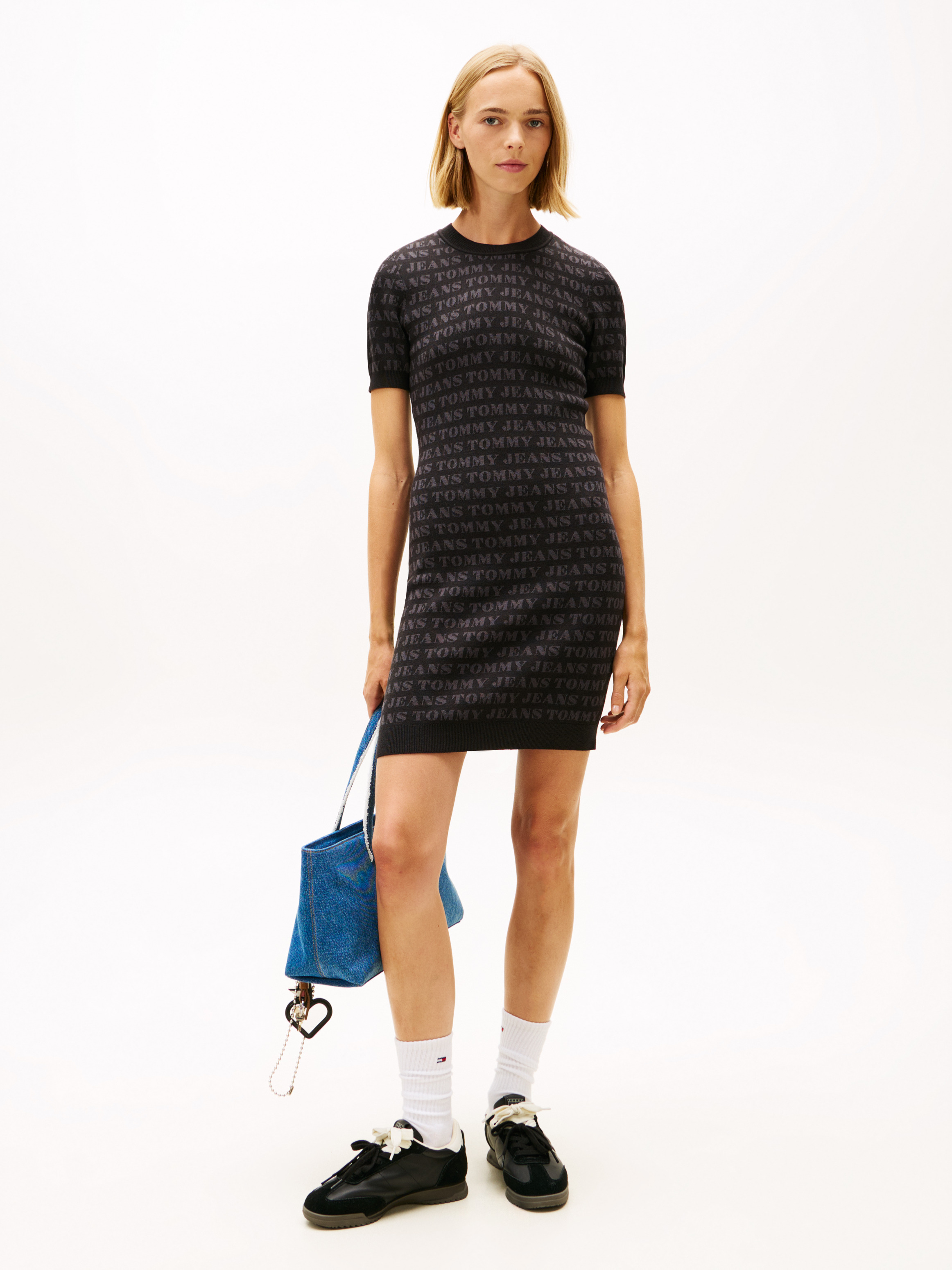 Spellout Mini Jumper Dress