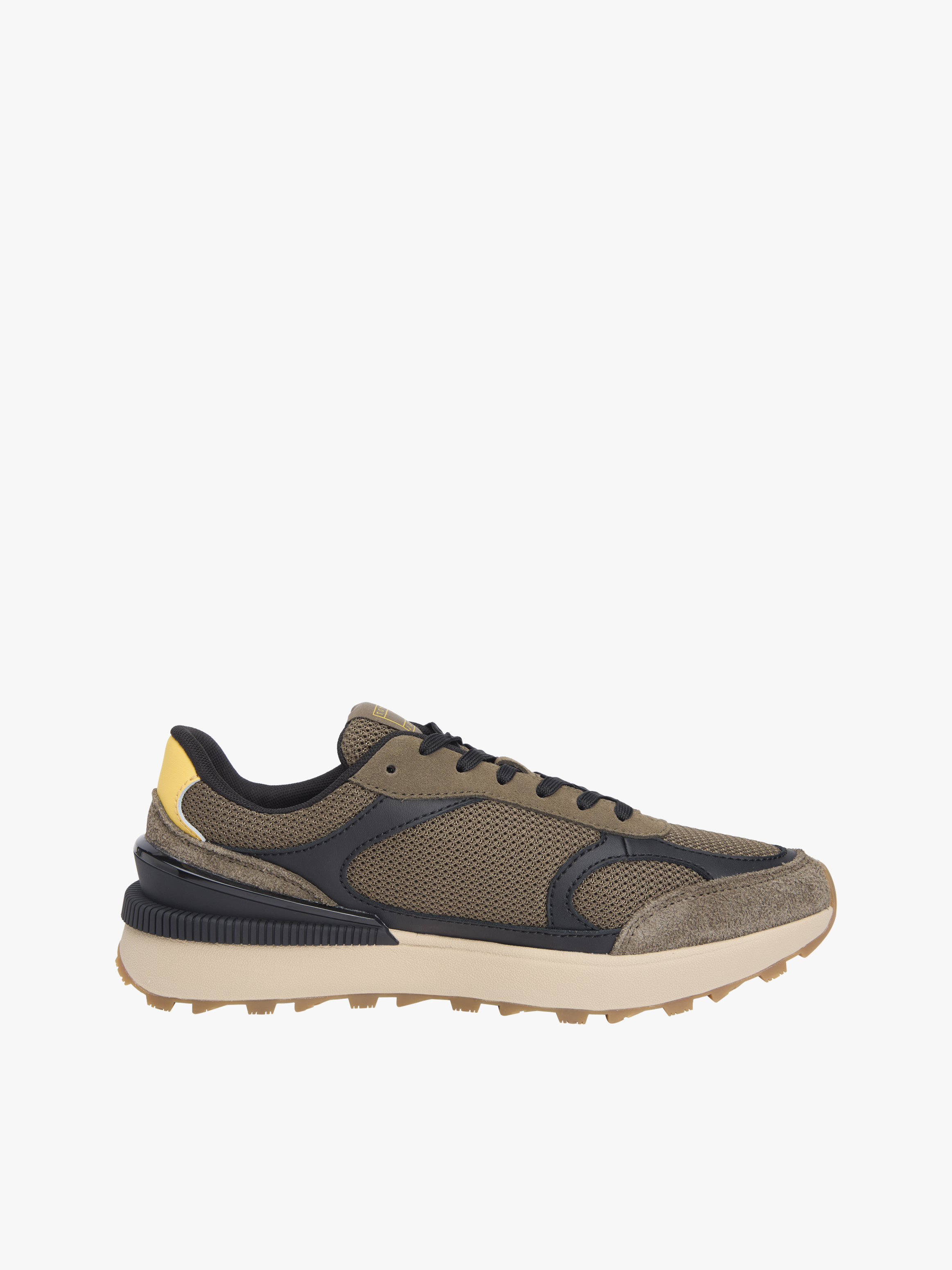Suede Cleat Mixed Texture Trainers