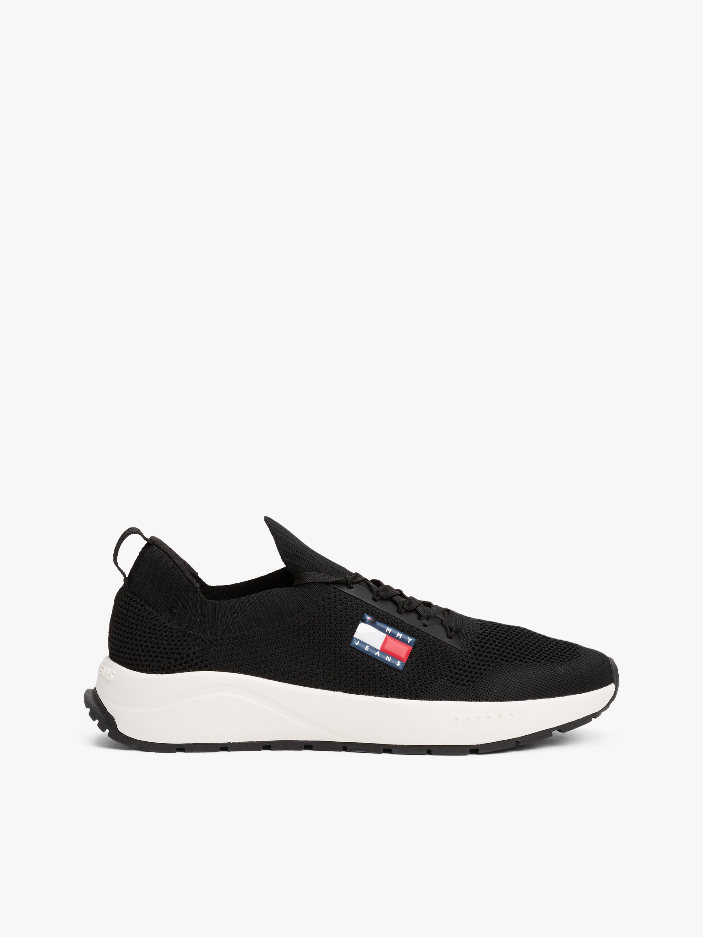 Logo Embossed Knit Trainers