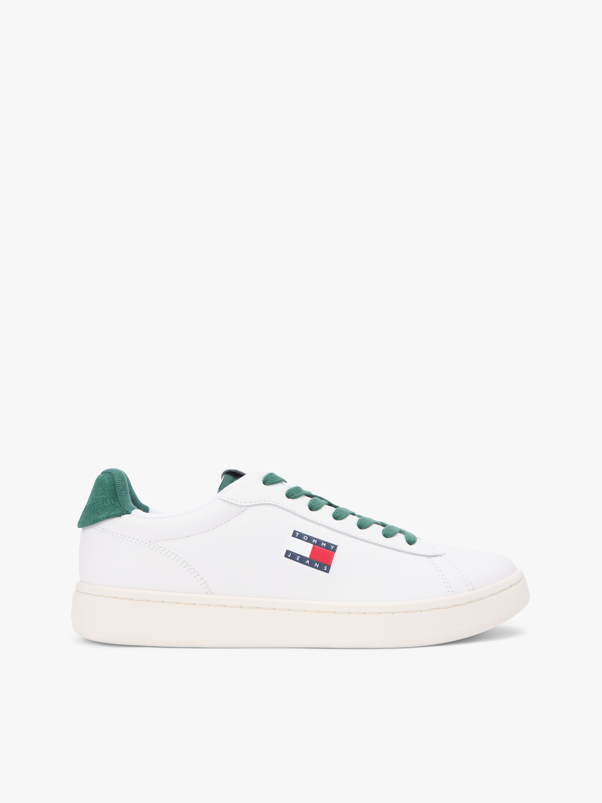Leather Archive Court Trainers