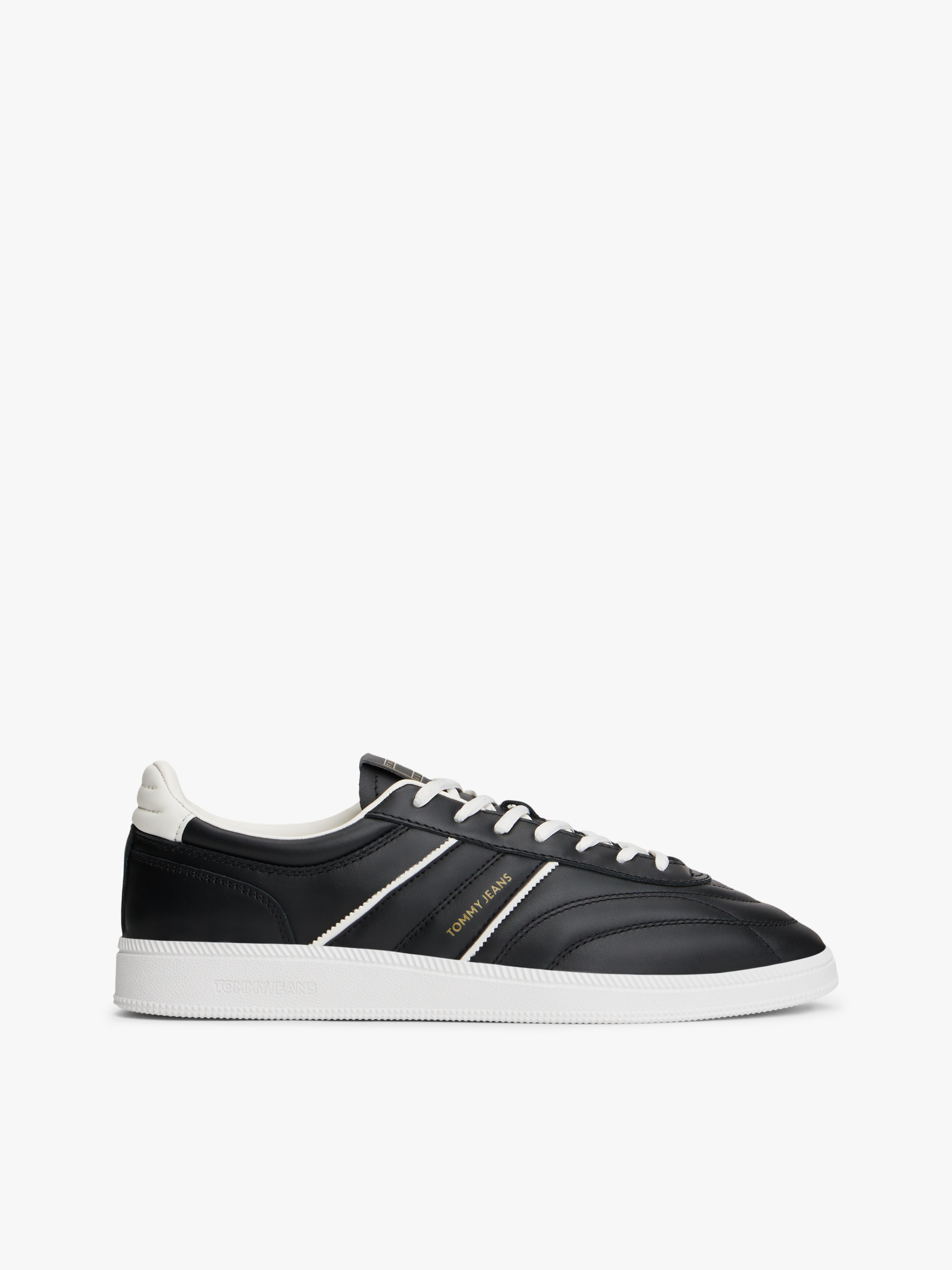 The Greenwich Topstitch Leather Trainers