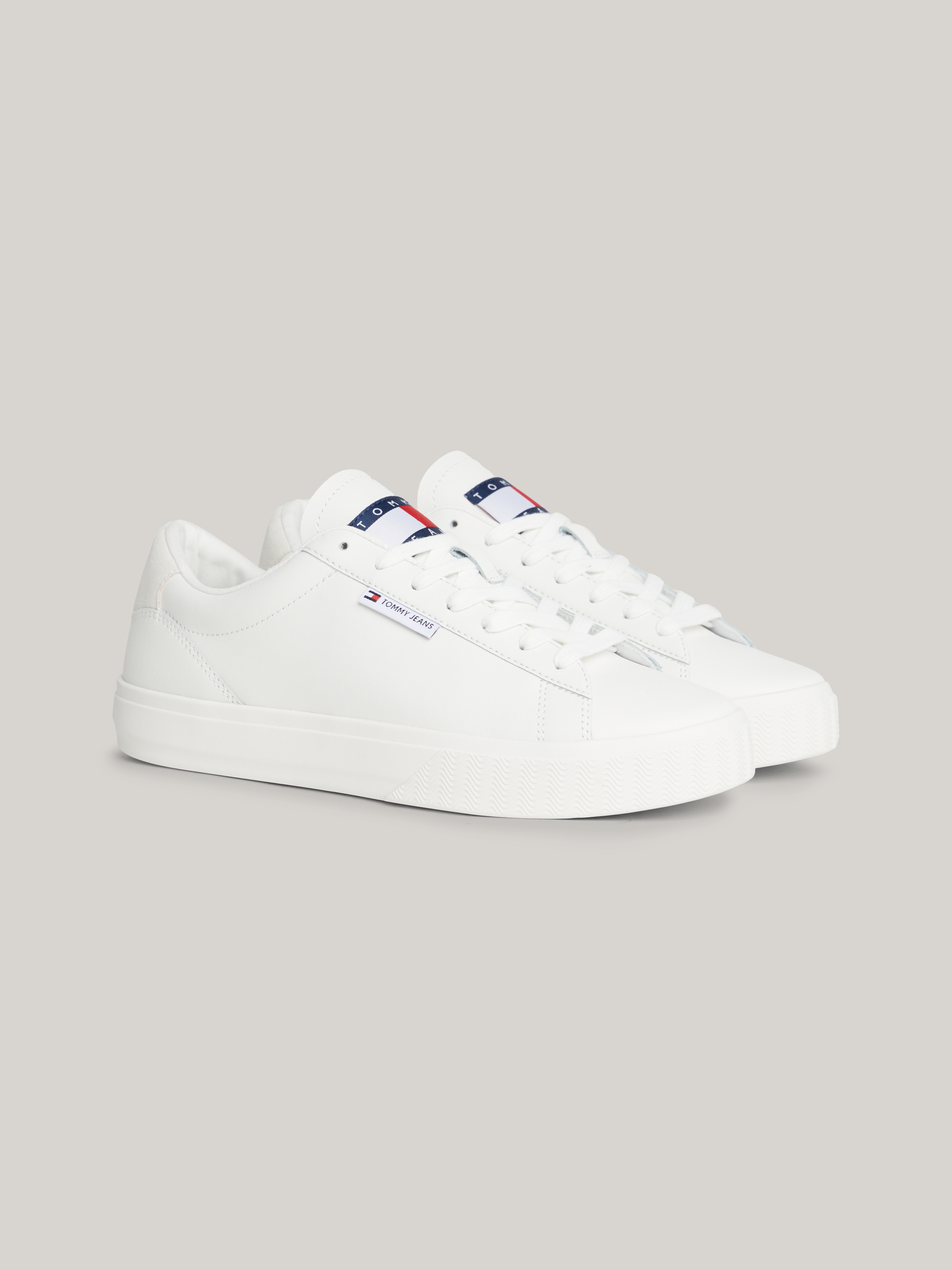 Essential Leather Contrast Cupsole Trainers