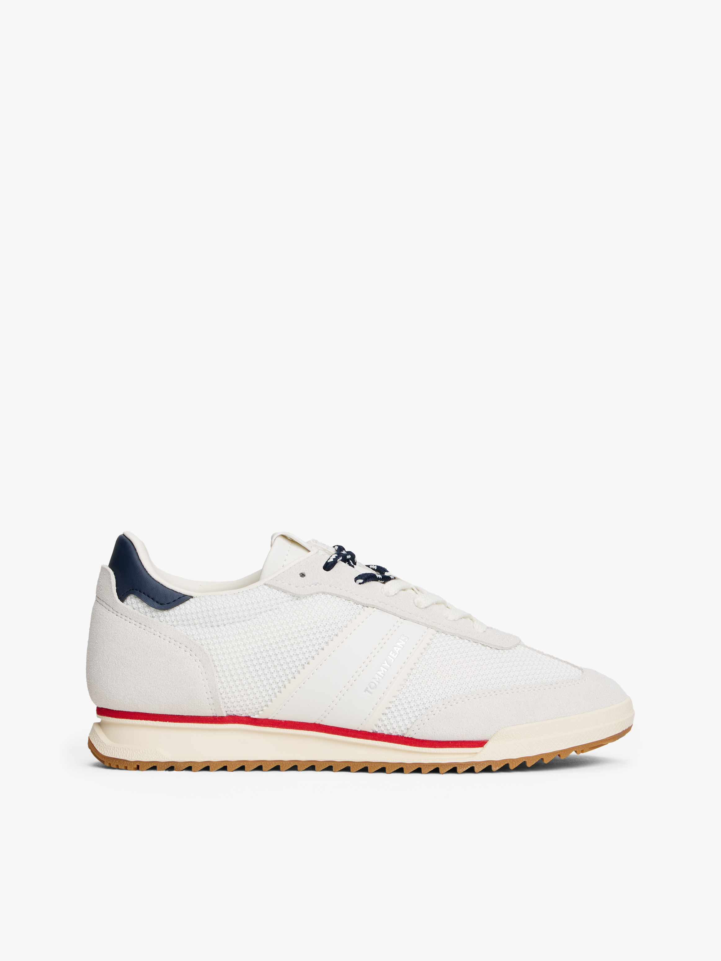 Lace-Up Mixed Texture Cleat Trainers