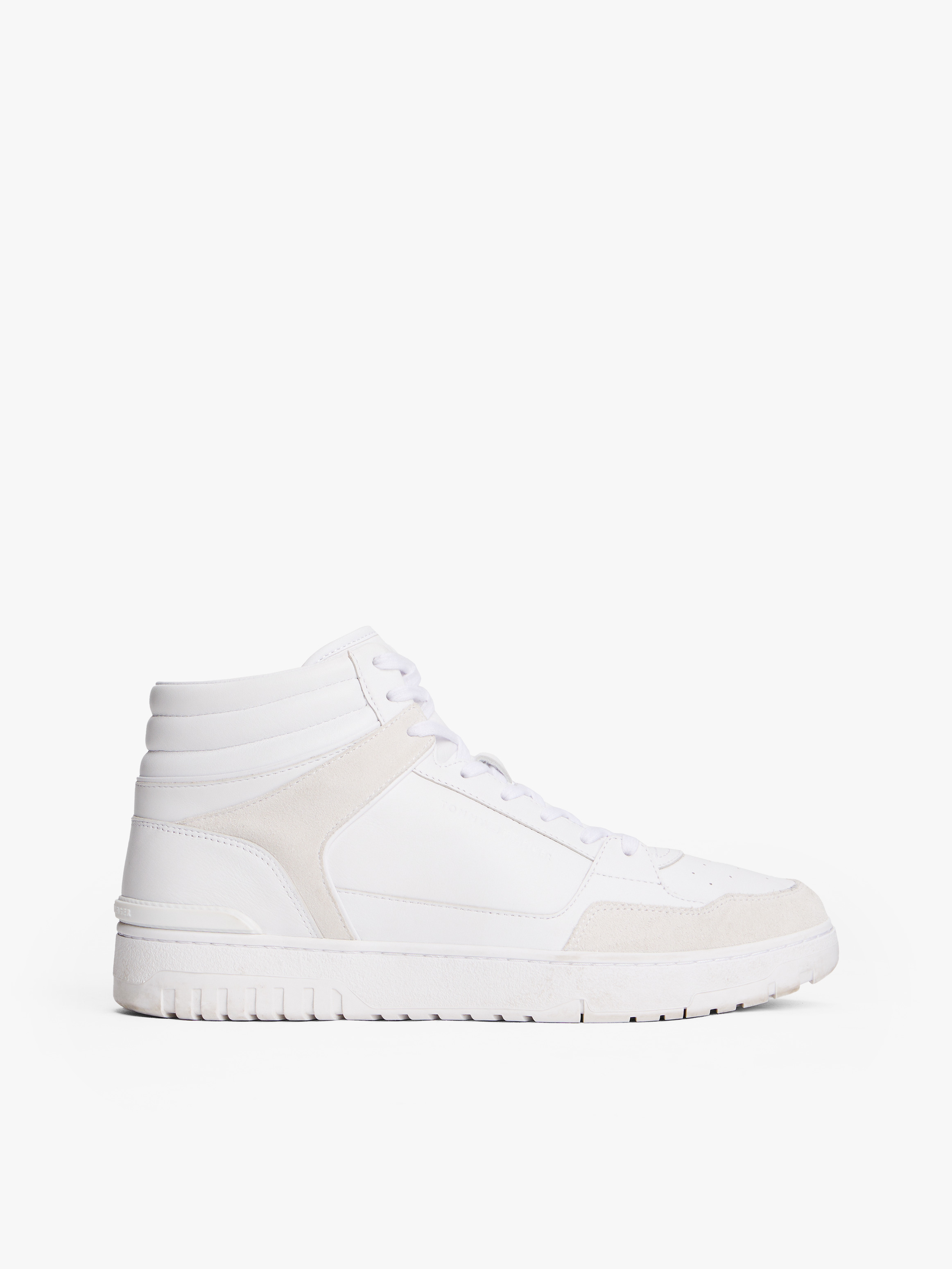 The Runway Collection Leather Mid-Top Basketball Trainers