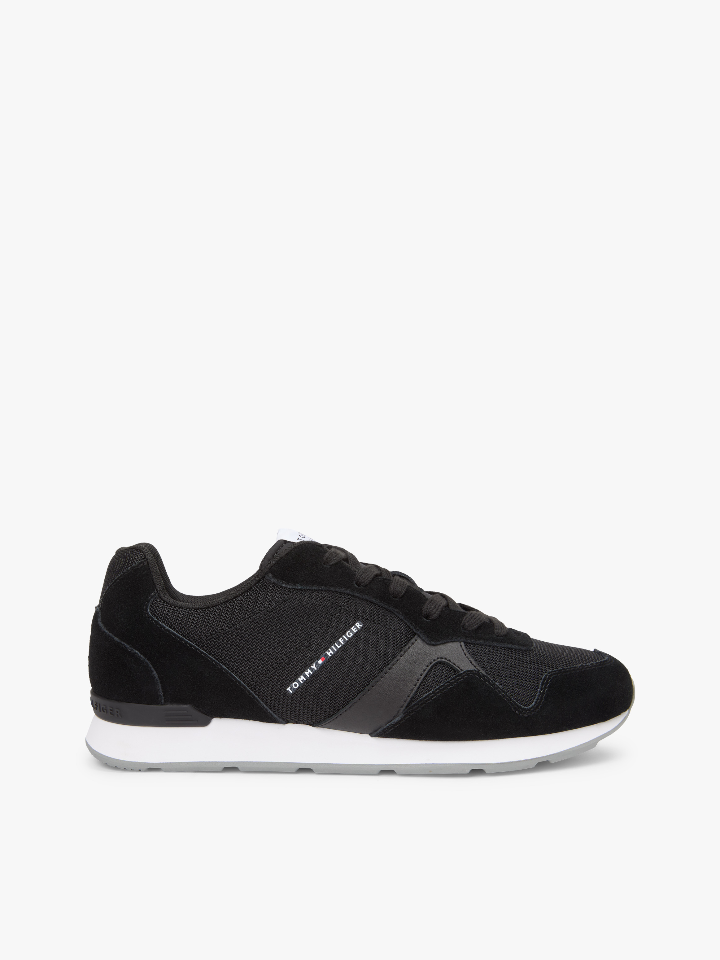 Suede Mixed Texture Trainers