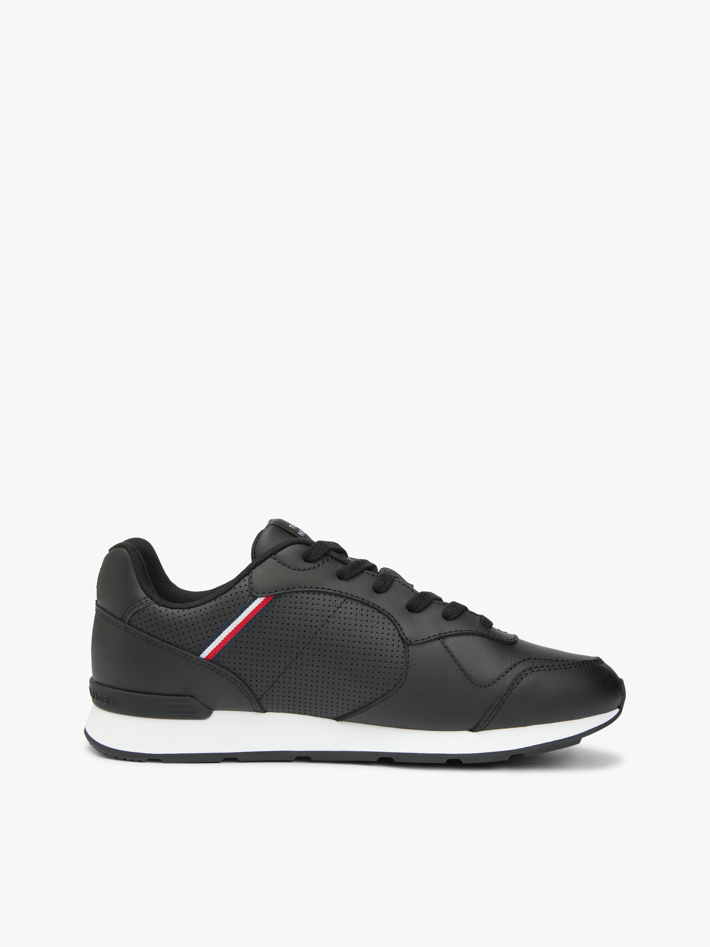 Signature Tape Trainers with Leather