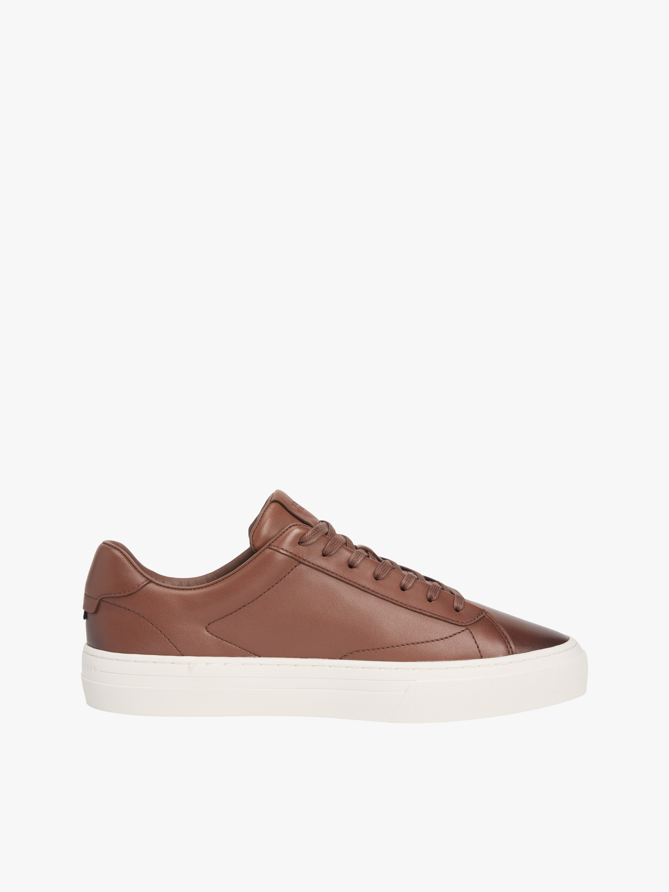 Leather Cupsole Court Shoes