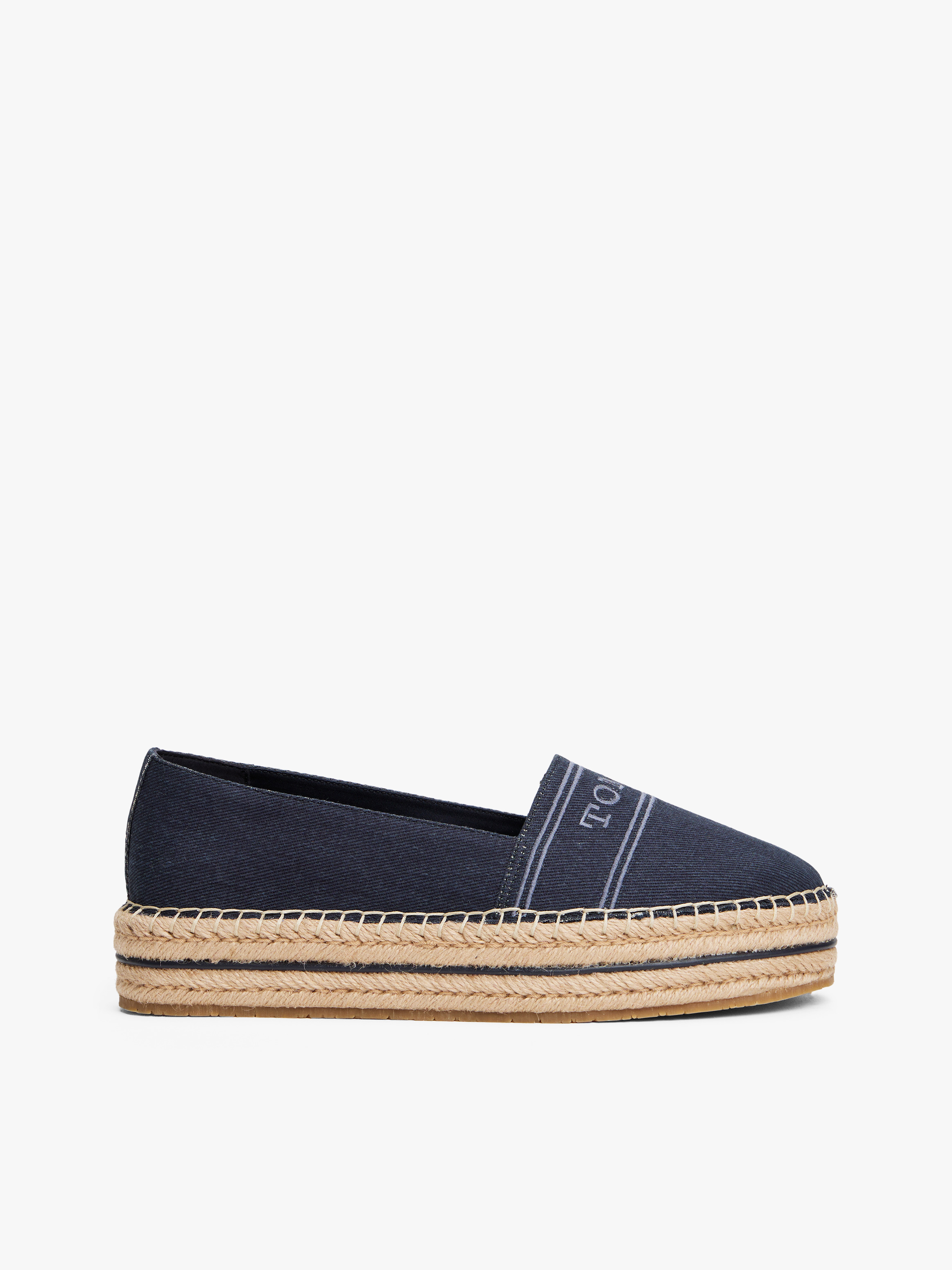 Denim Platform Espadrilles