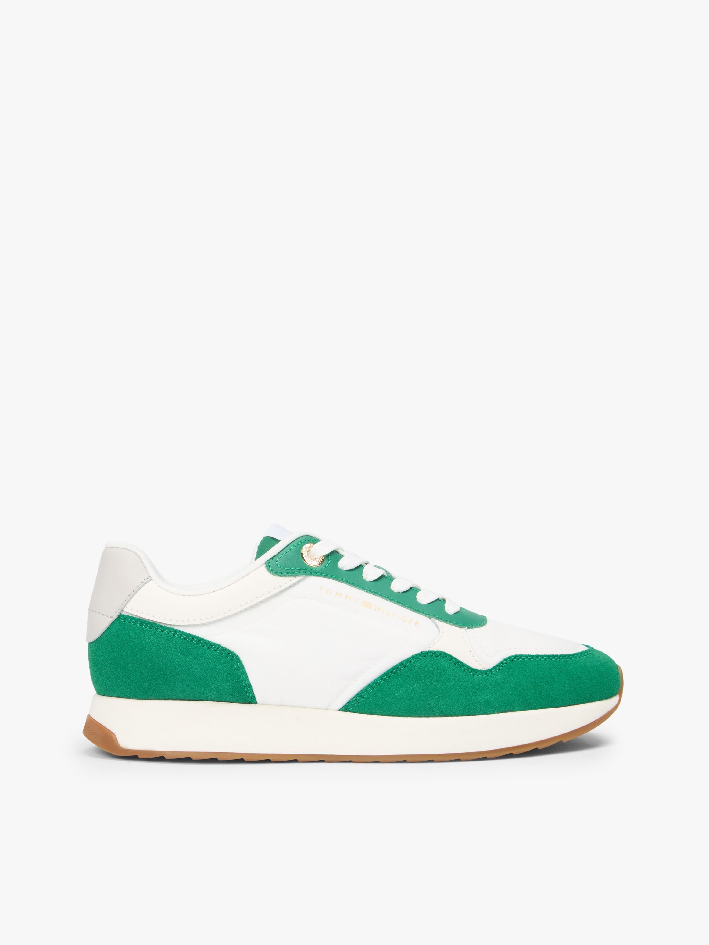 Mix Material Runner Low Top Sneakers