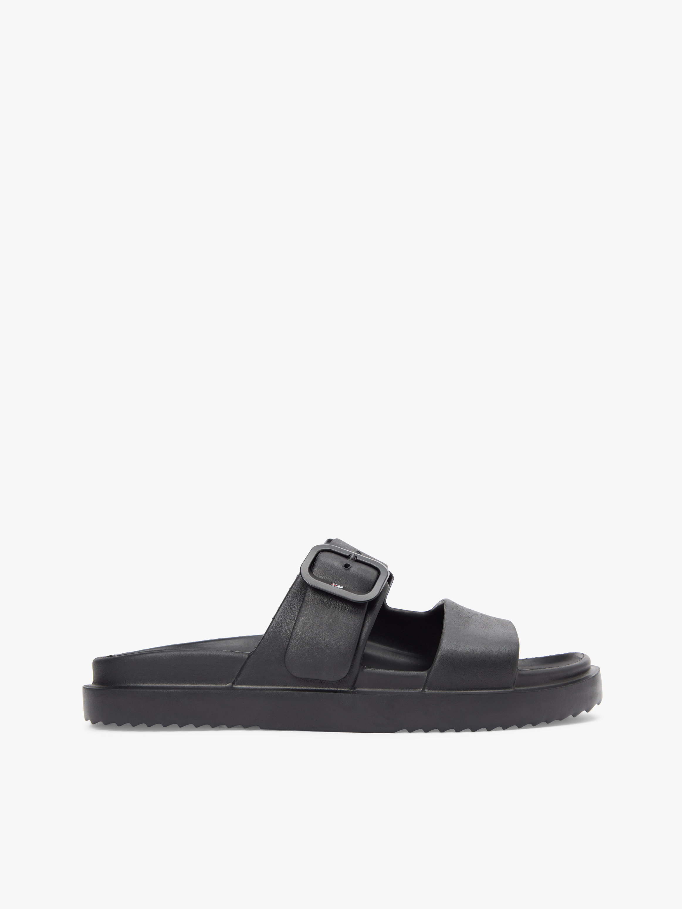 Double Strap Enamel Flag Lightweight Sandals