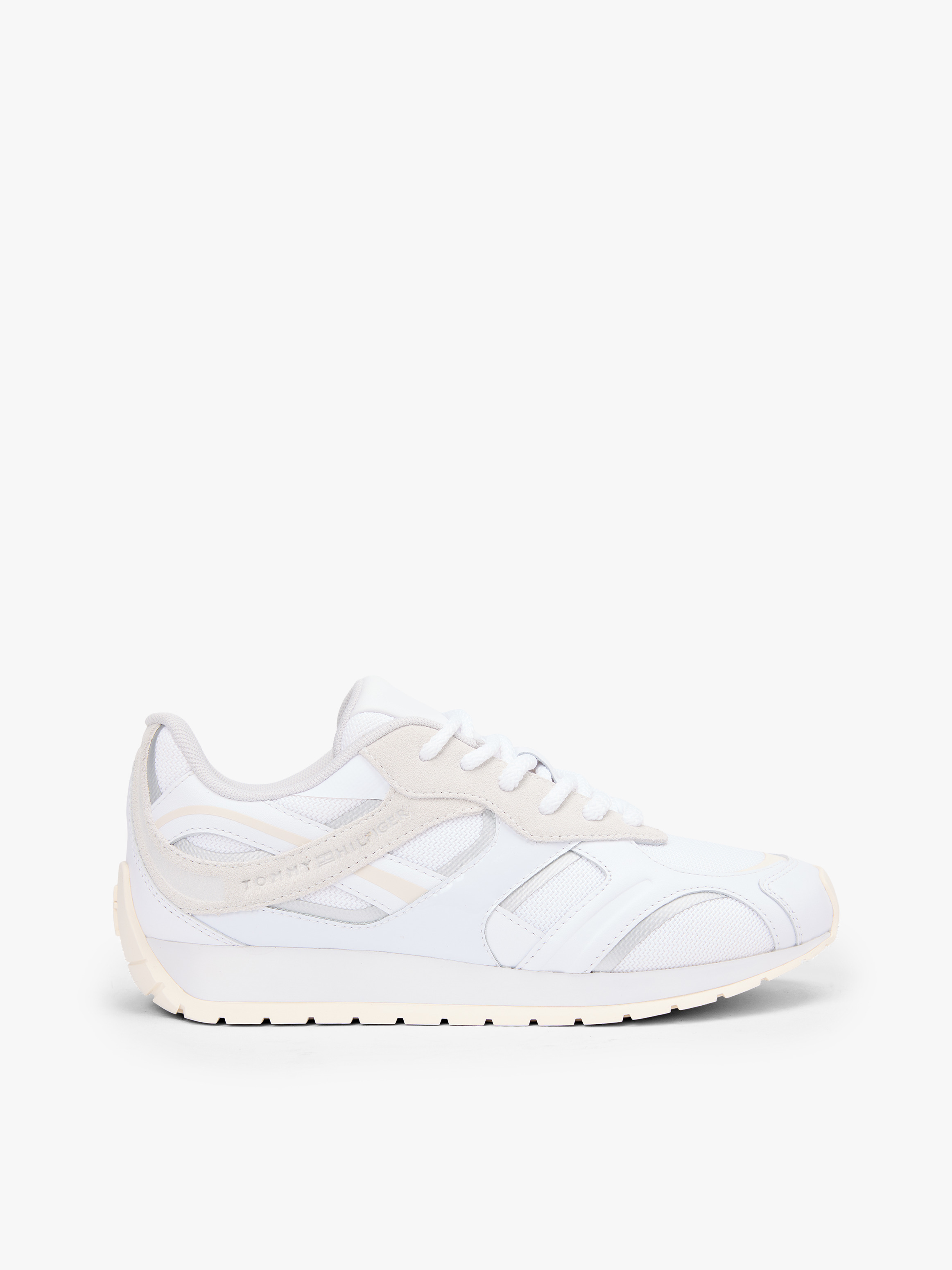 TH Monogram Leather Mixed Texture Trainers