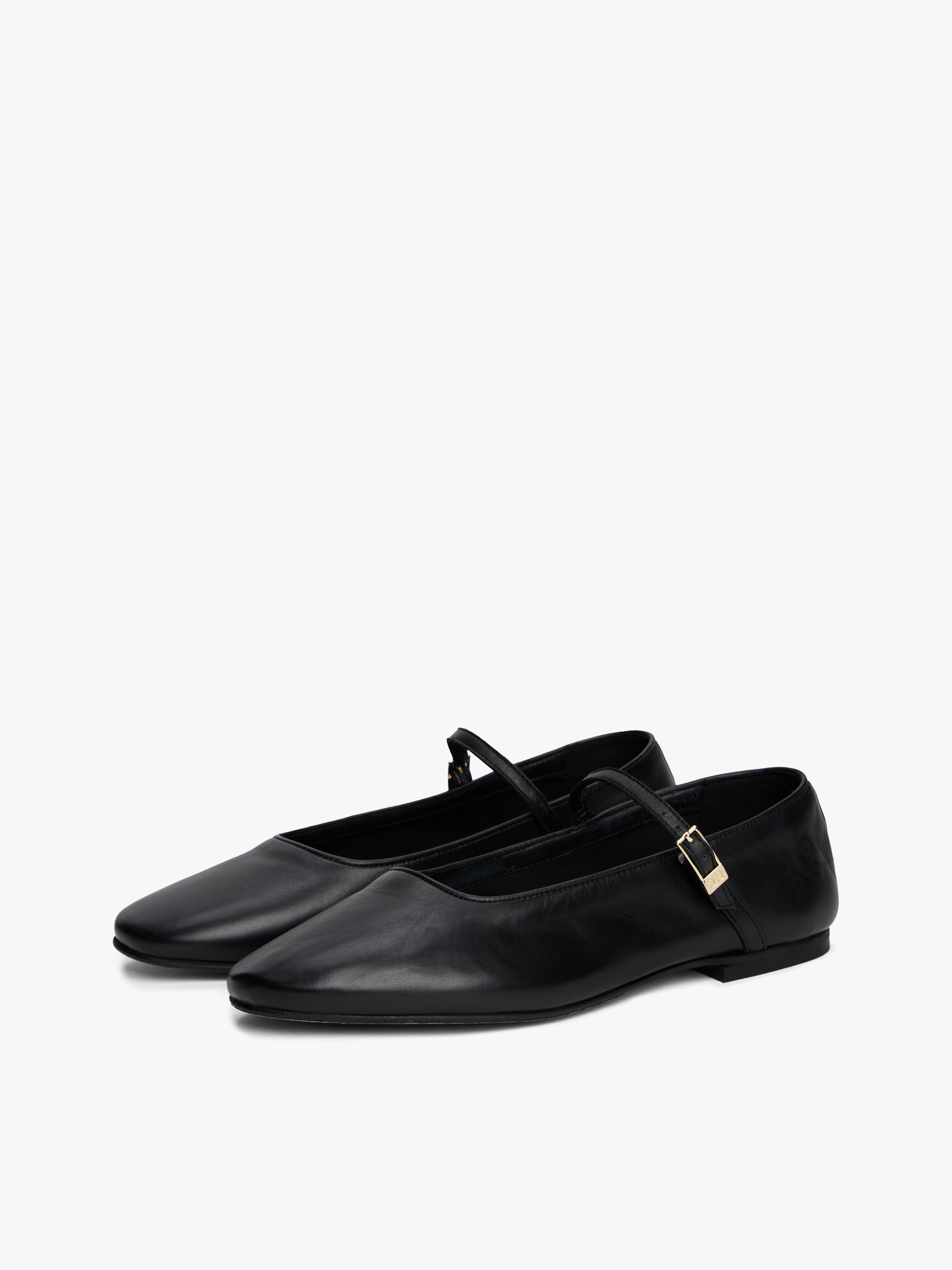 Leather Mary Jane Ballerinas