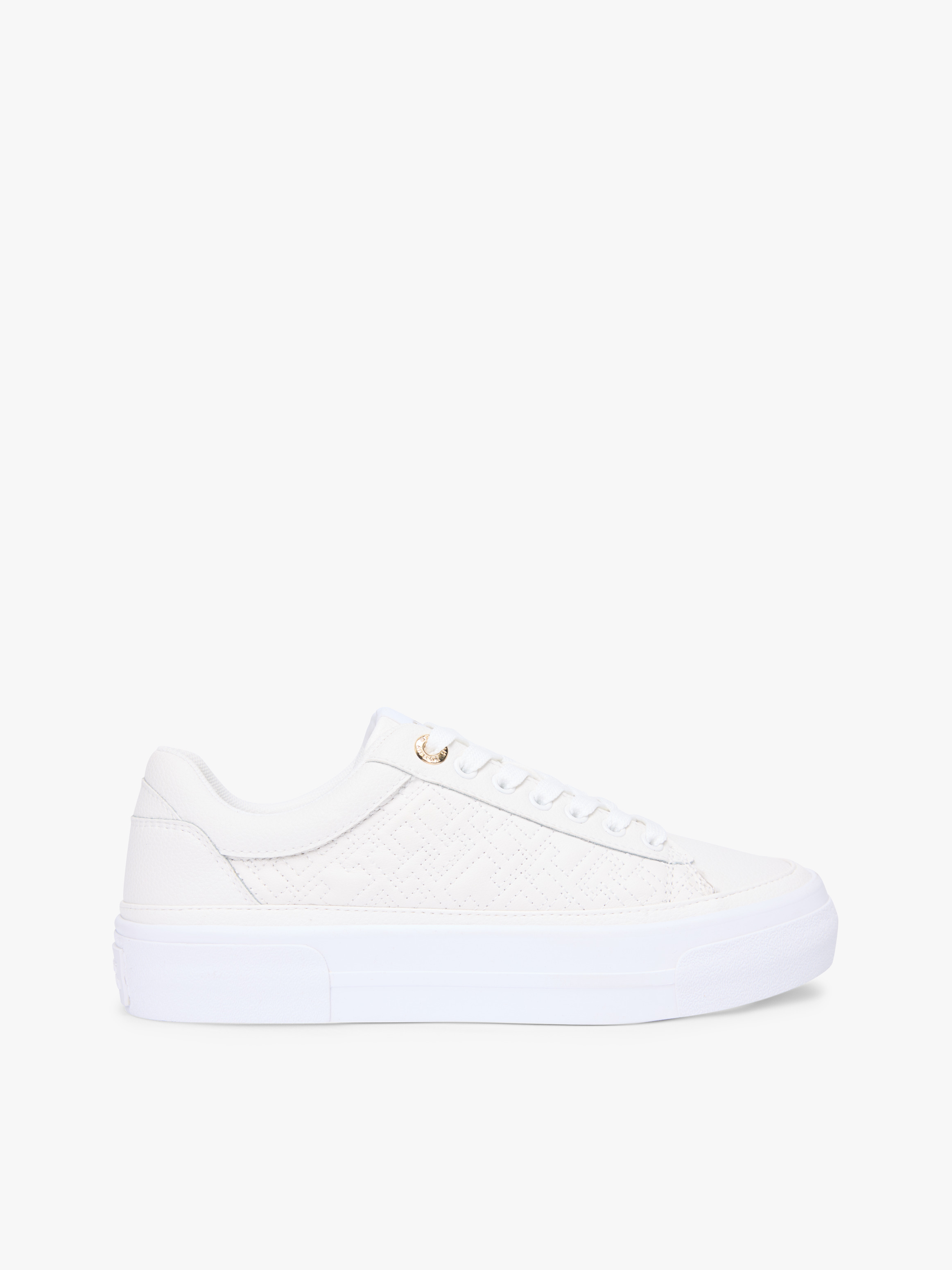 TH Monogram Quilted Leather Platform Trainers