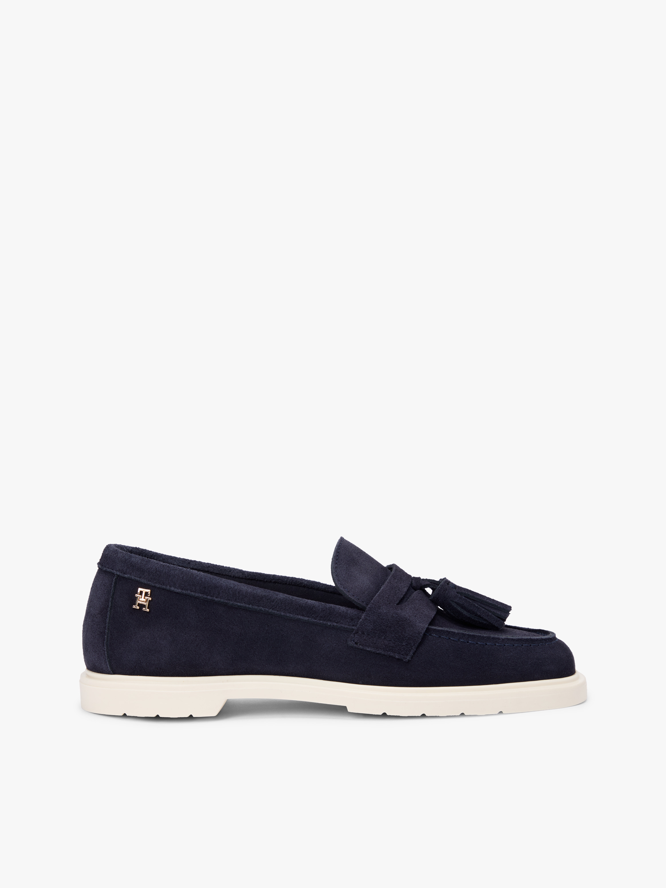 Lightweight Suede Tassel Loafers