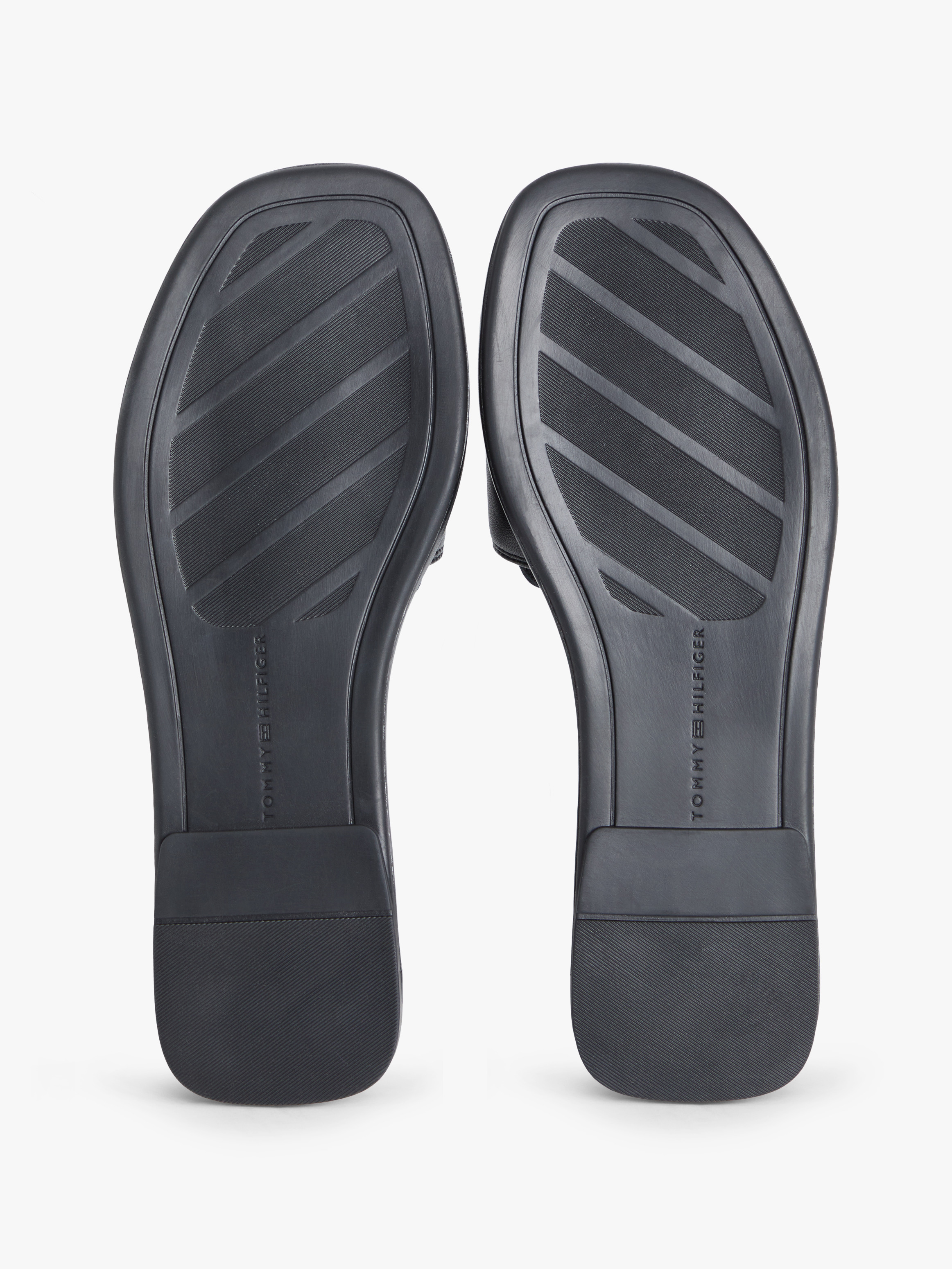 TH Monogram Horsebit Flat Leather Mules