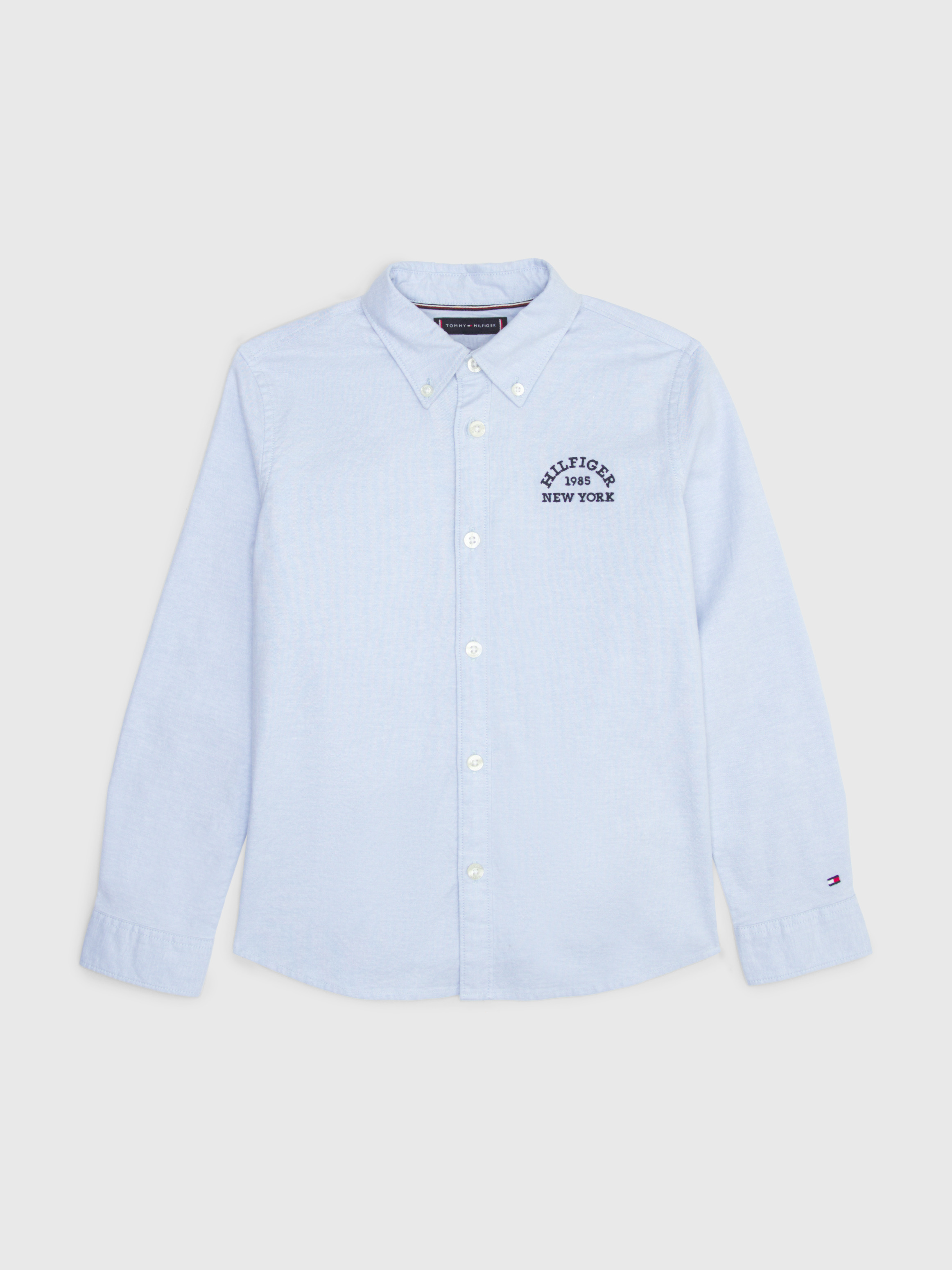 Varsity Logo Embroidery Oxford Shirt