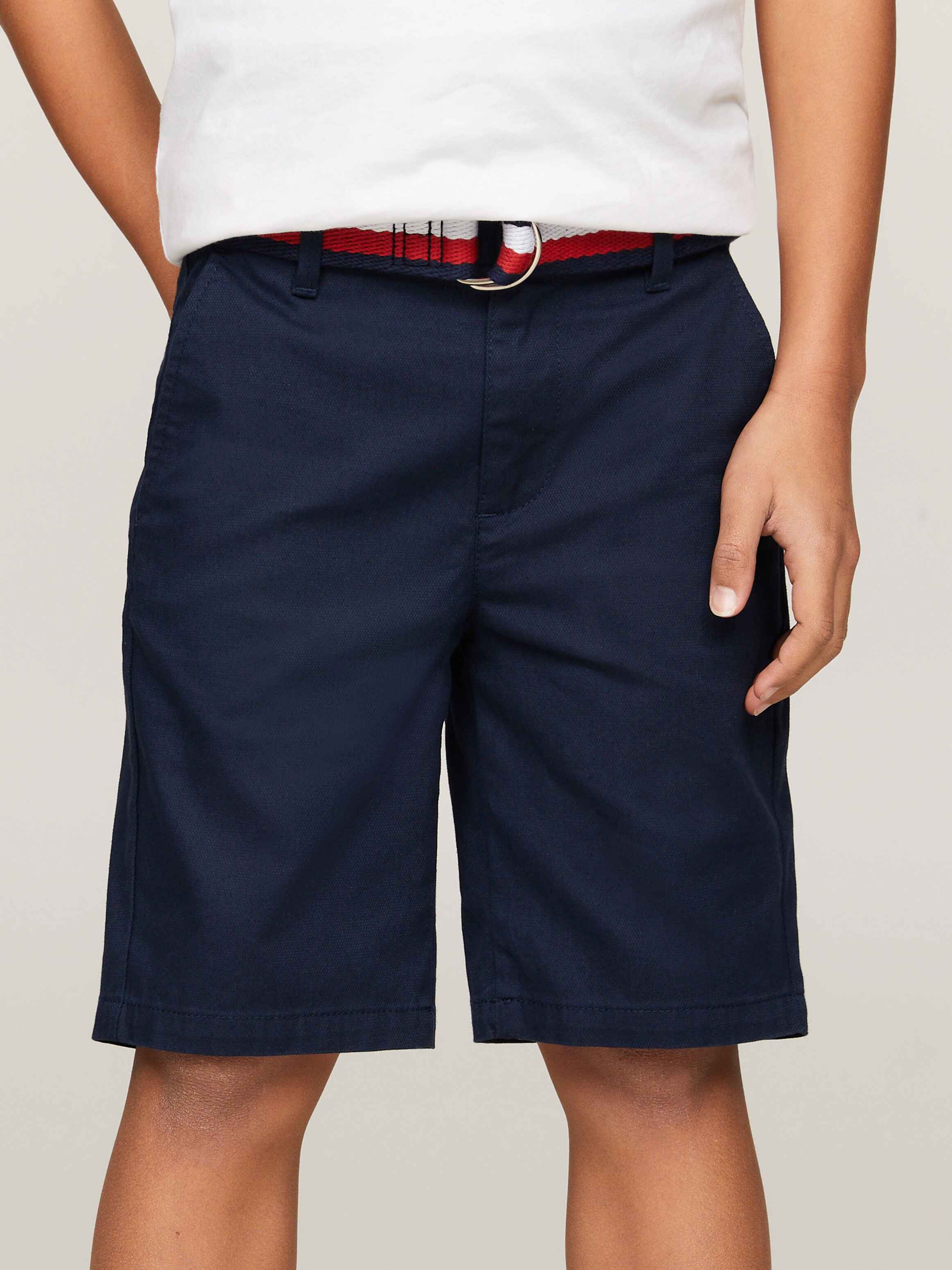 Woven Belt Chino Shorts