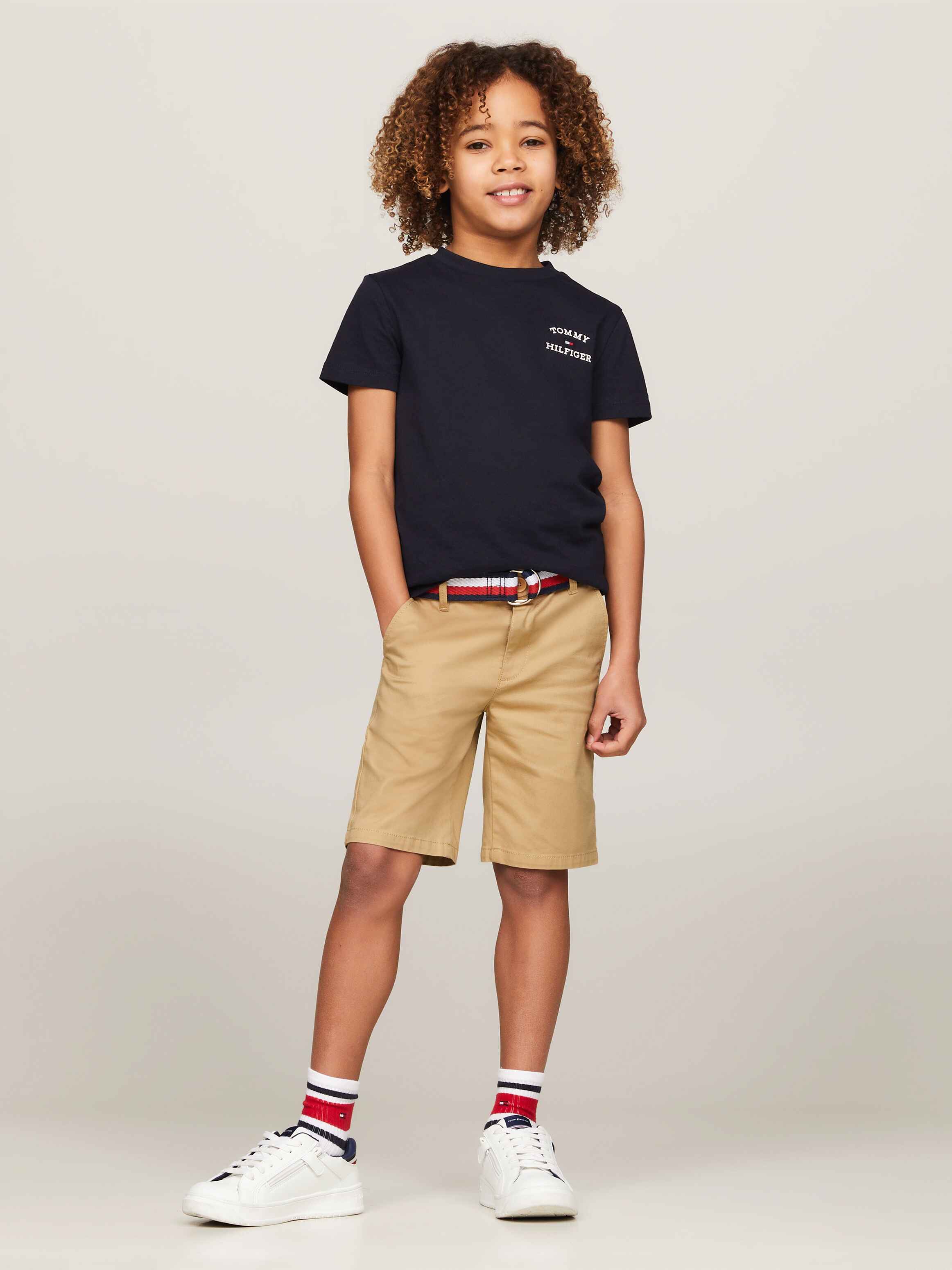 Woven Belt Chino Shorts