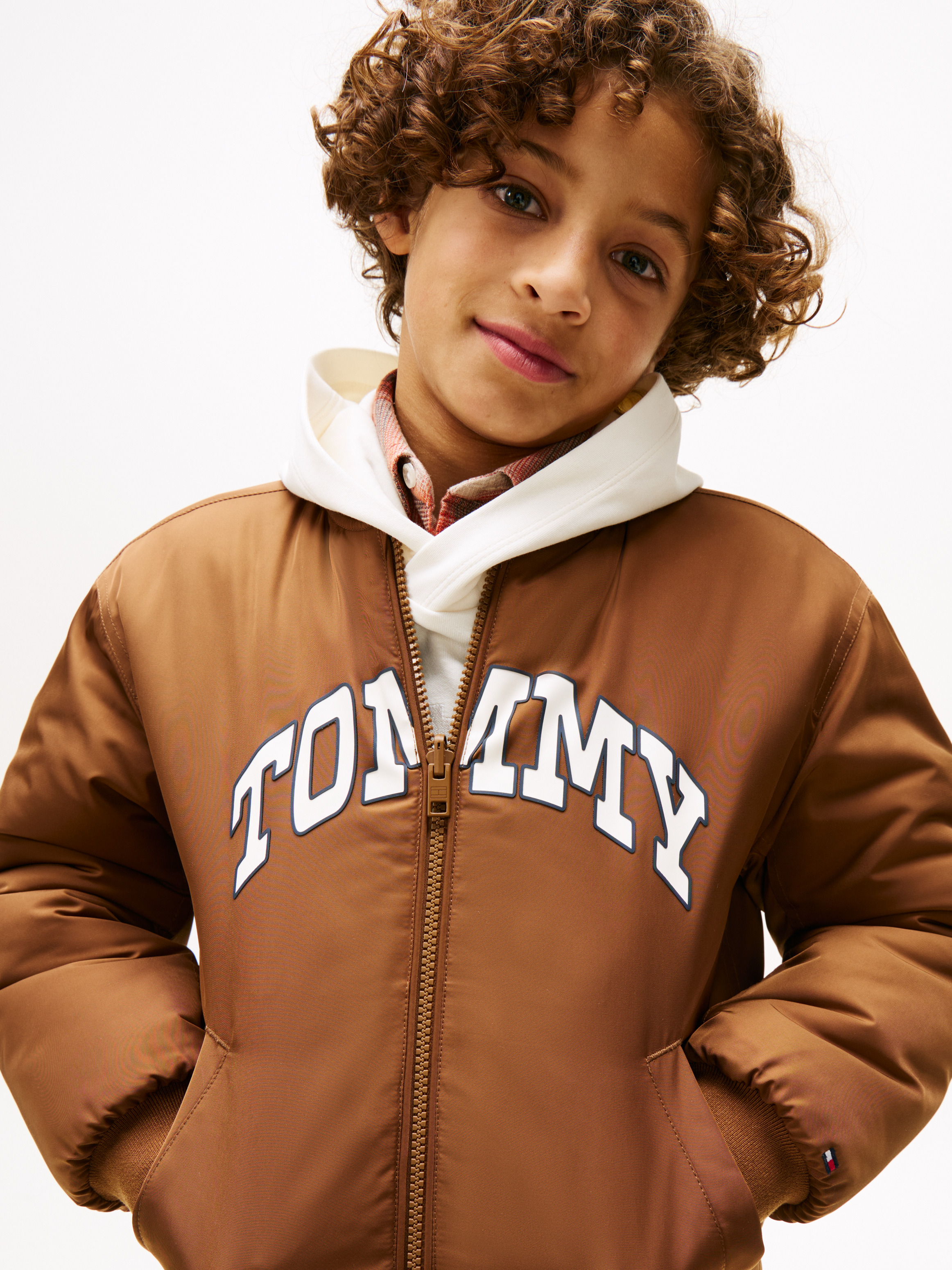 Varsity Reversible Relaxed Bomber Jacket