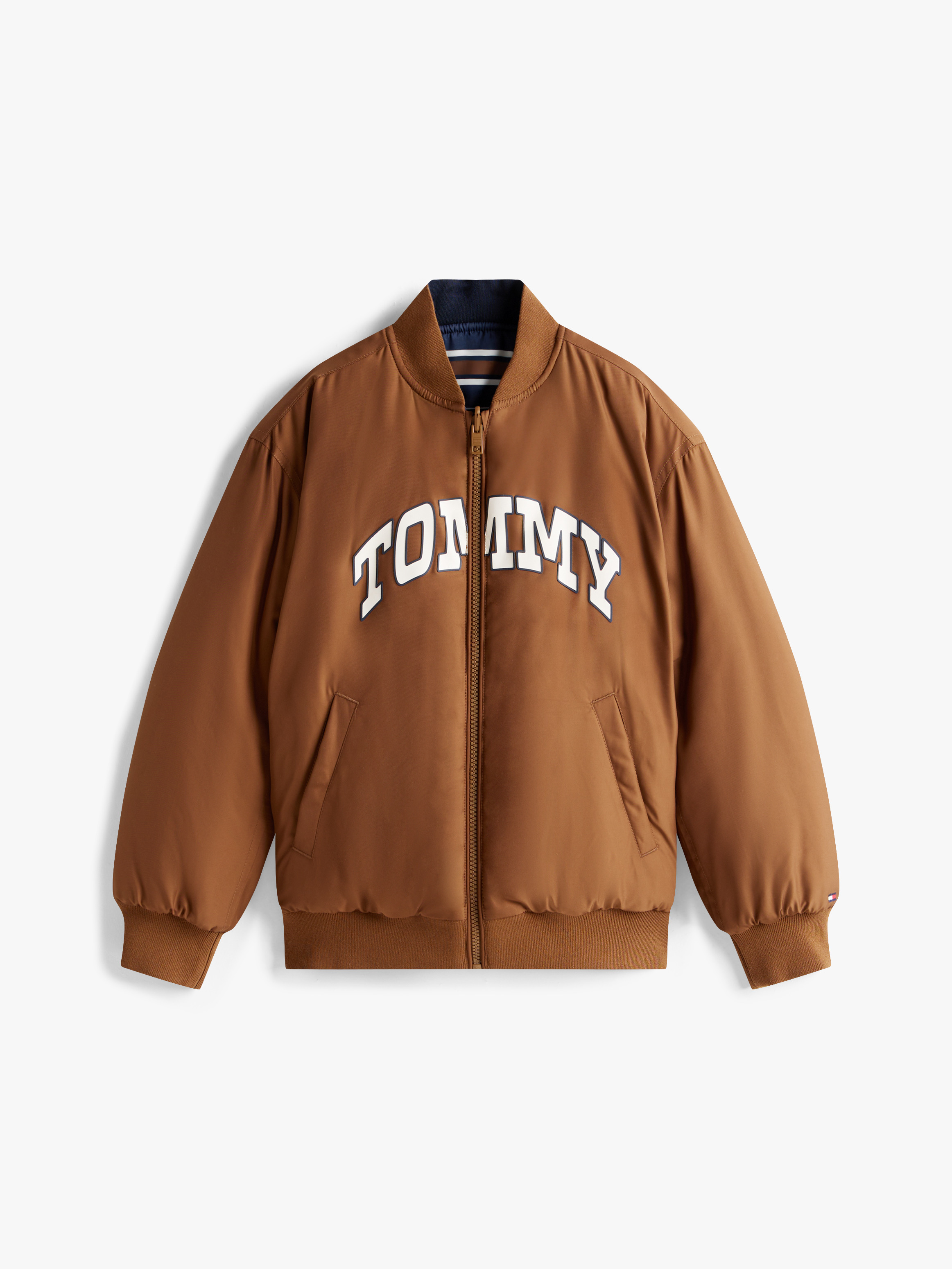 Varsity Reversible Relaxed Bomber Jacket