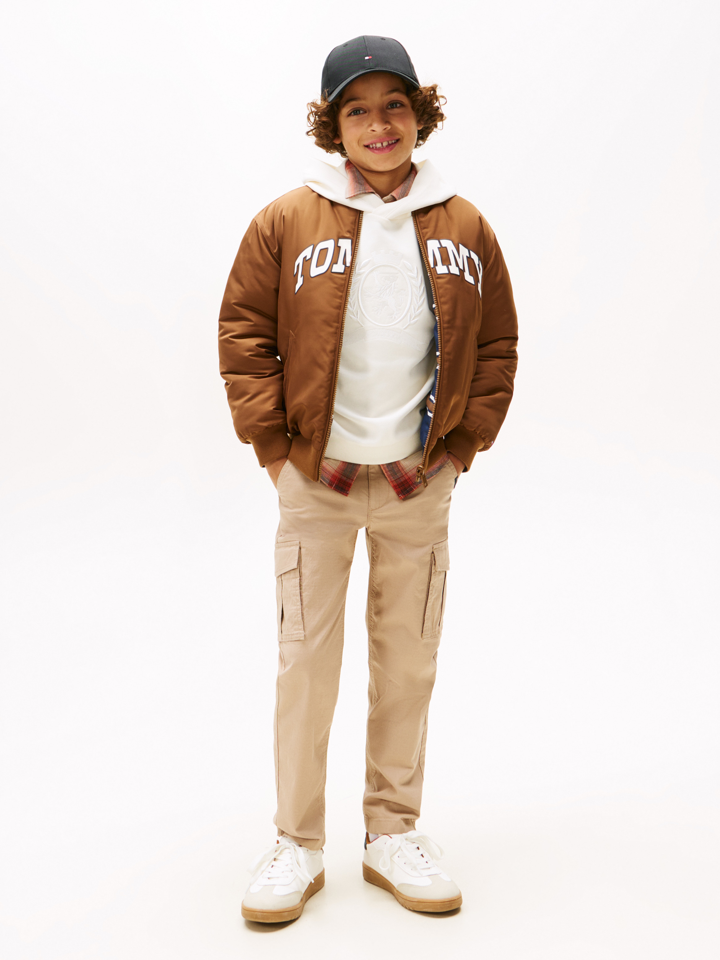 Varsity Reversible Relaxed Bomber Jacket