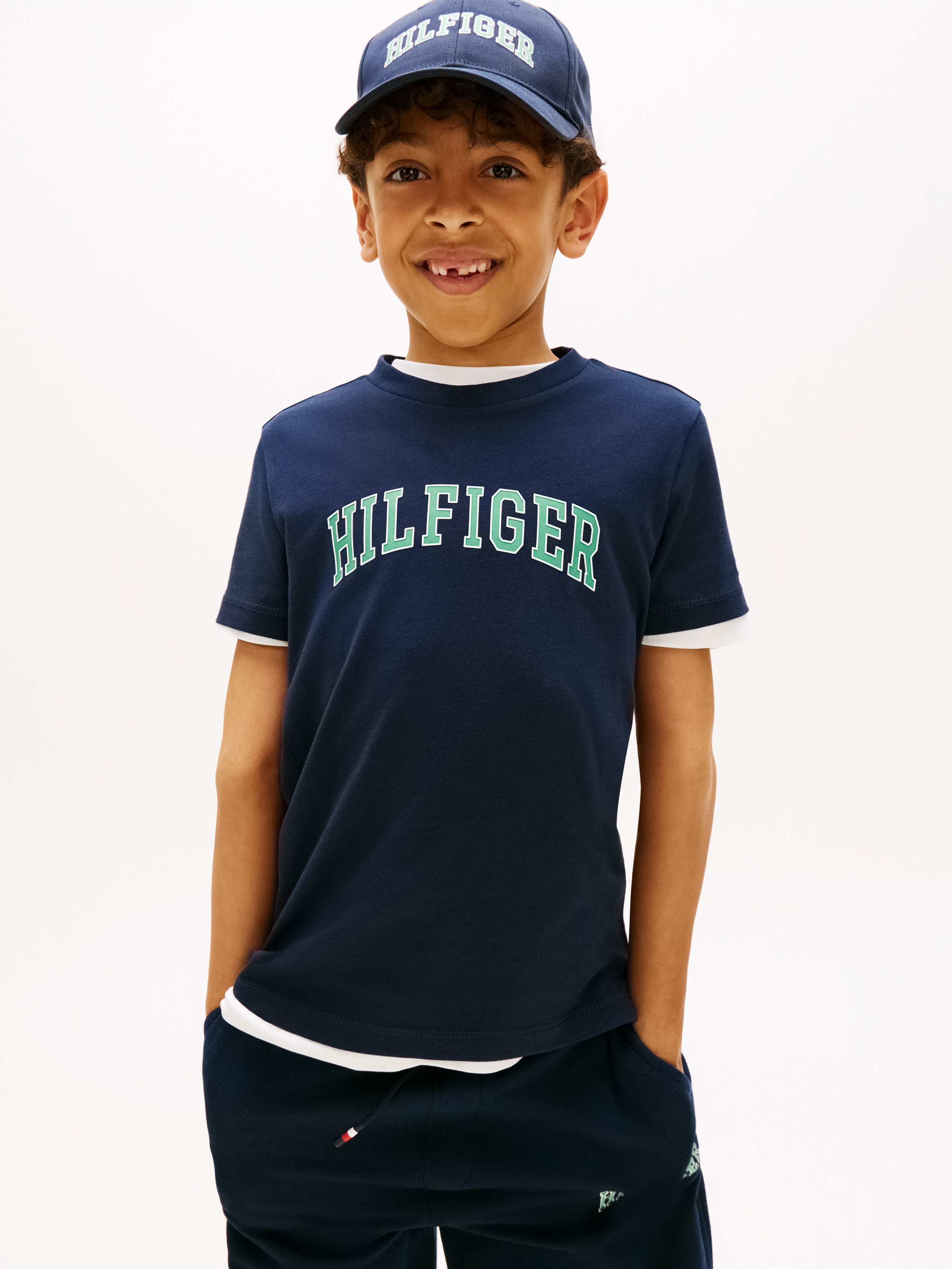 Logo Crew Neck Jersey T-Shirt