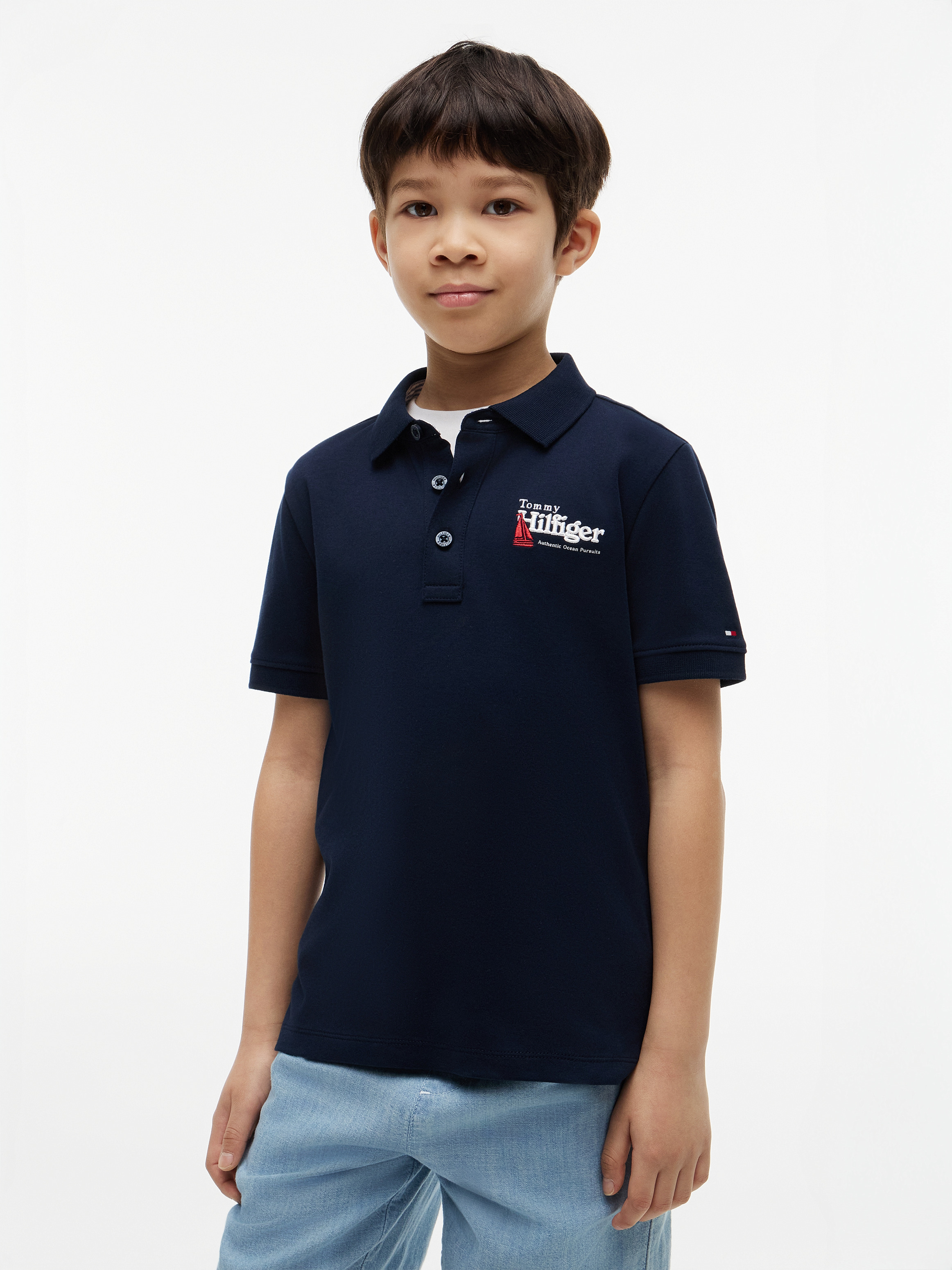 Regular Fit Graphic Embroidery Polo Shirt