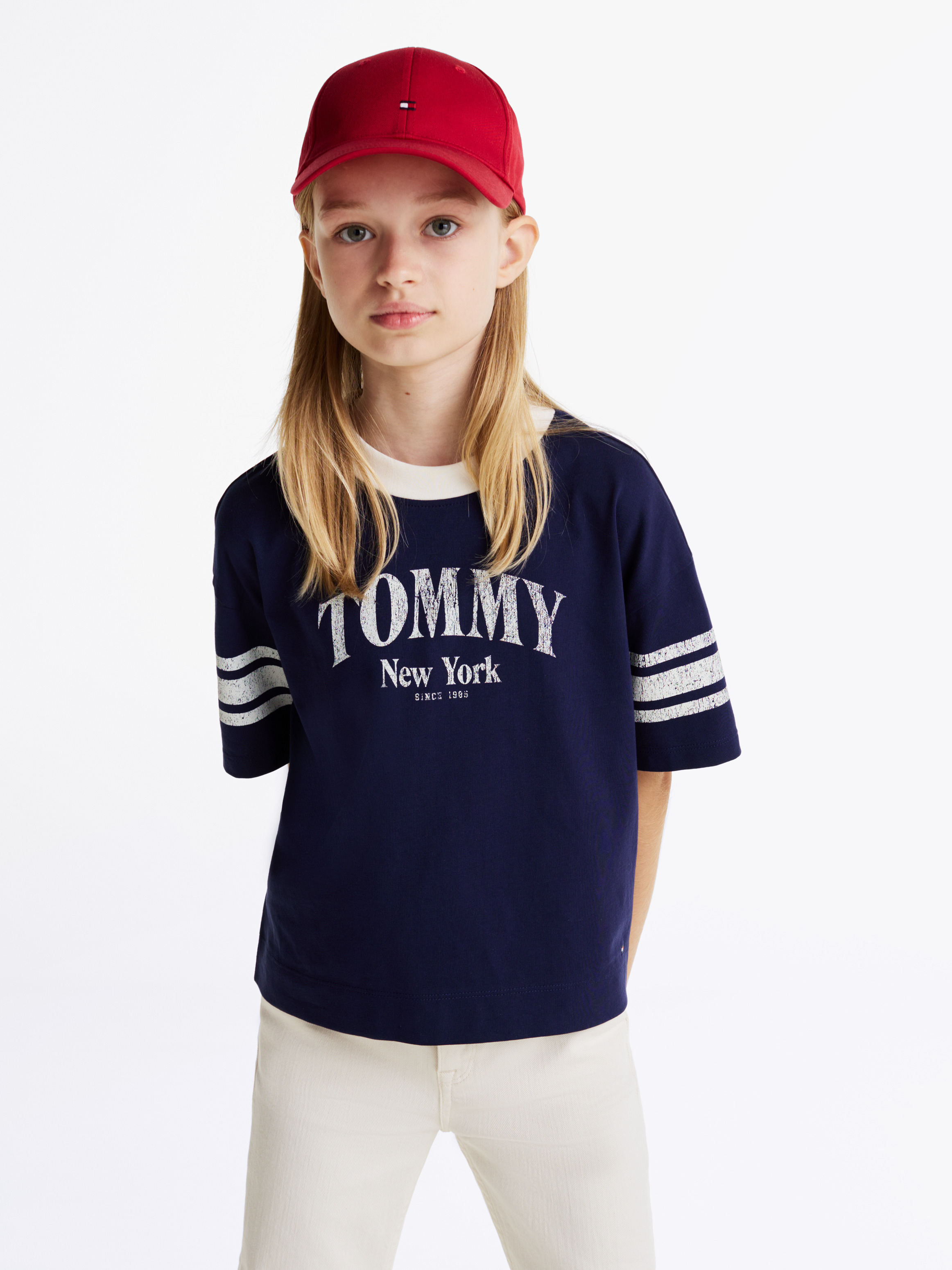 Colour-Blocked Crew Neck T-Shirt