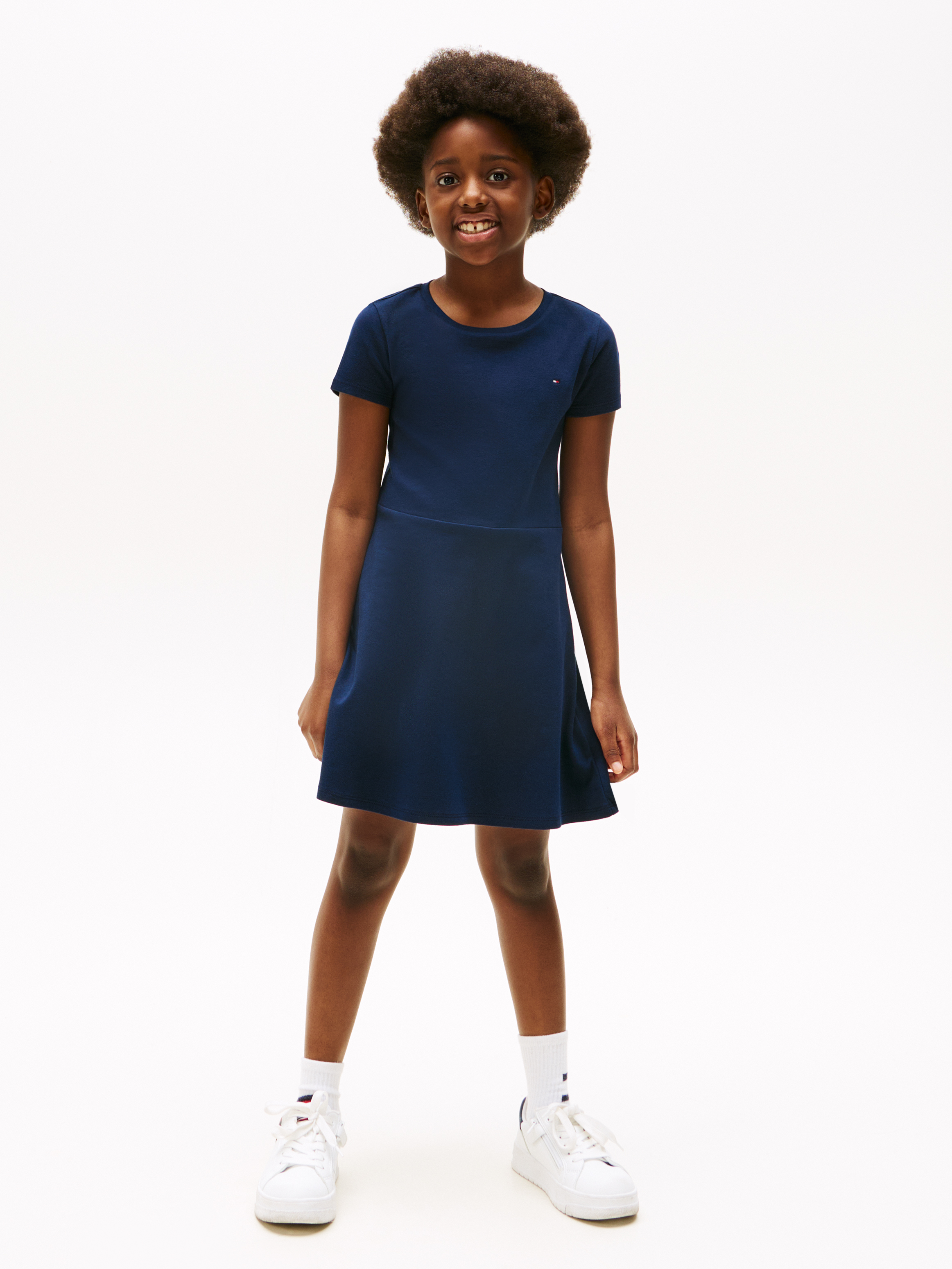 Round Neck Skater Dress