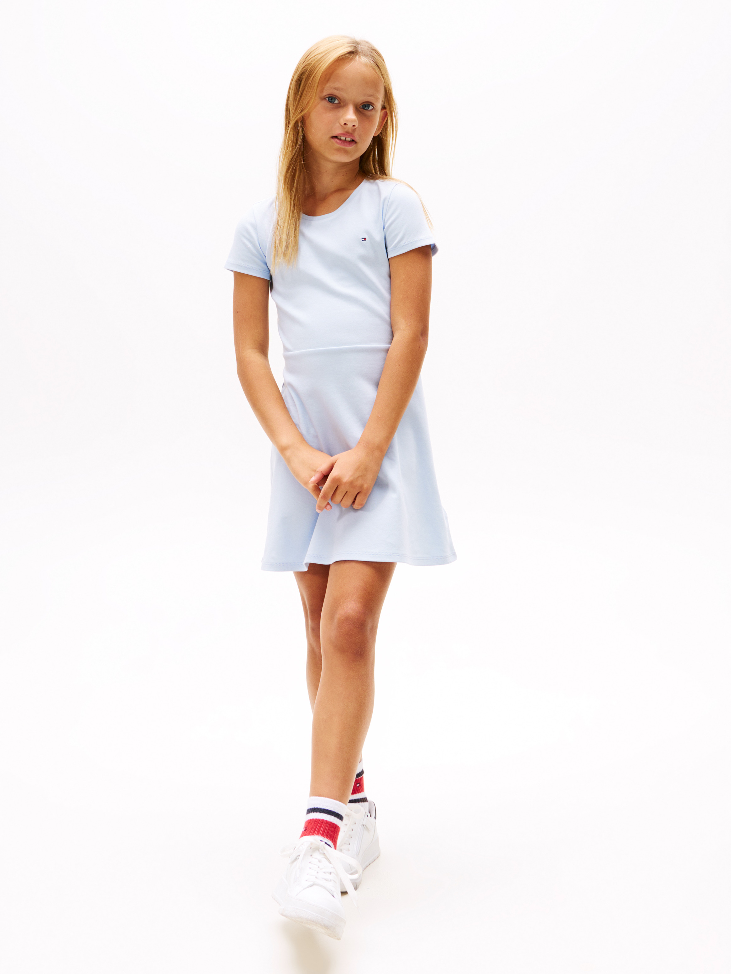 Round Neck Skater Dress