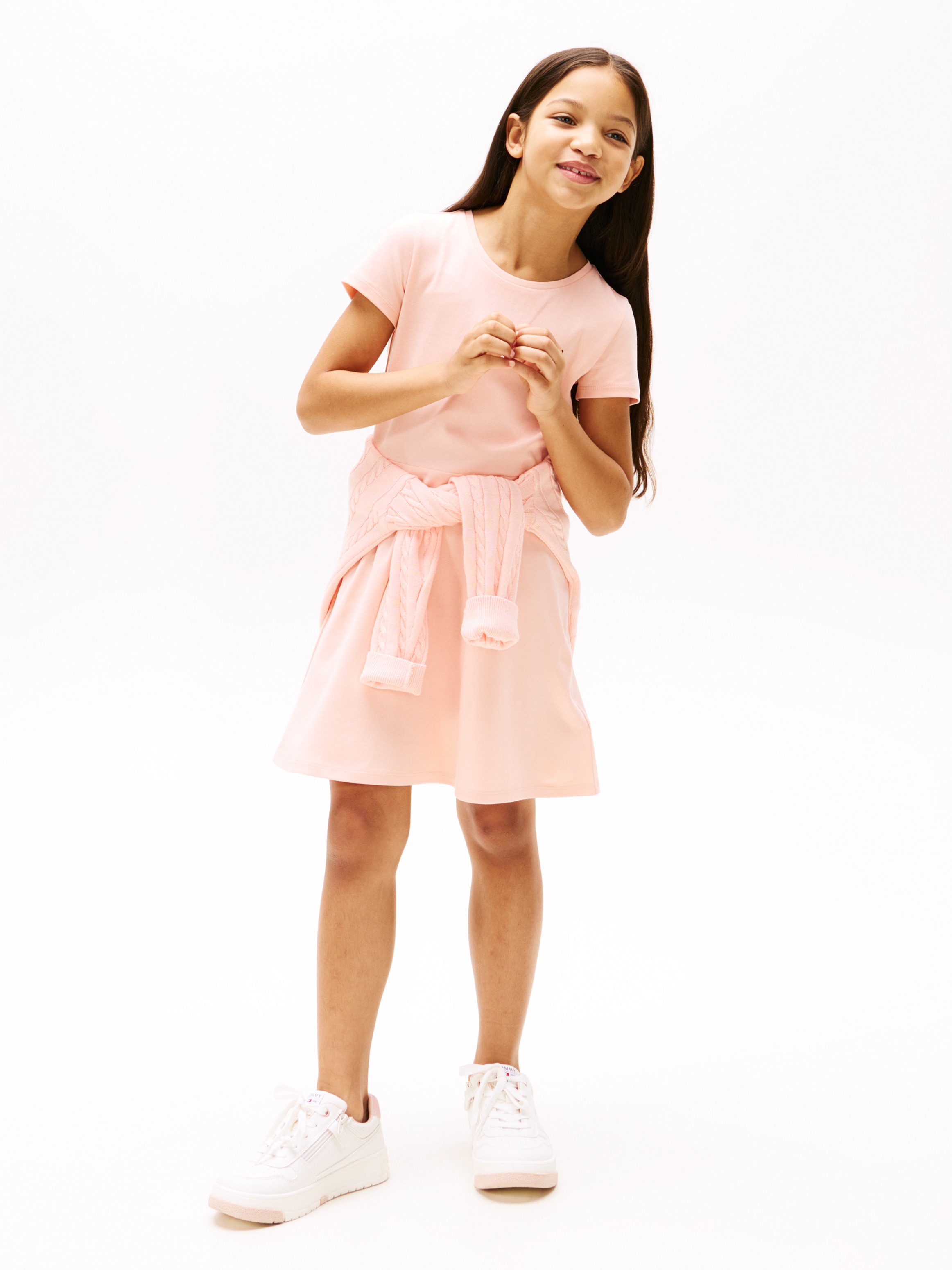 Round Neck Skater Dress
