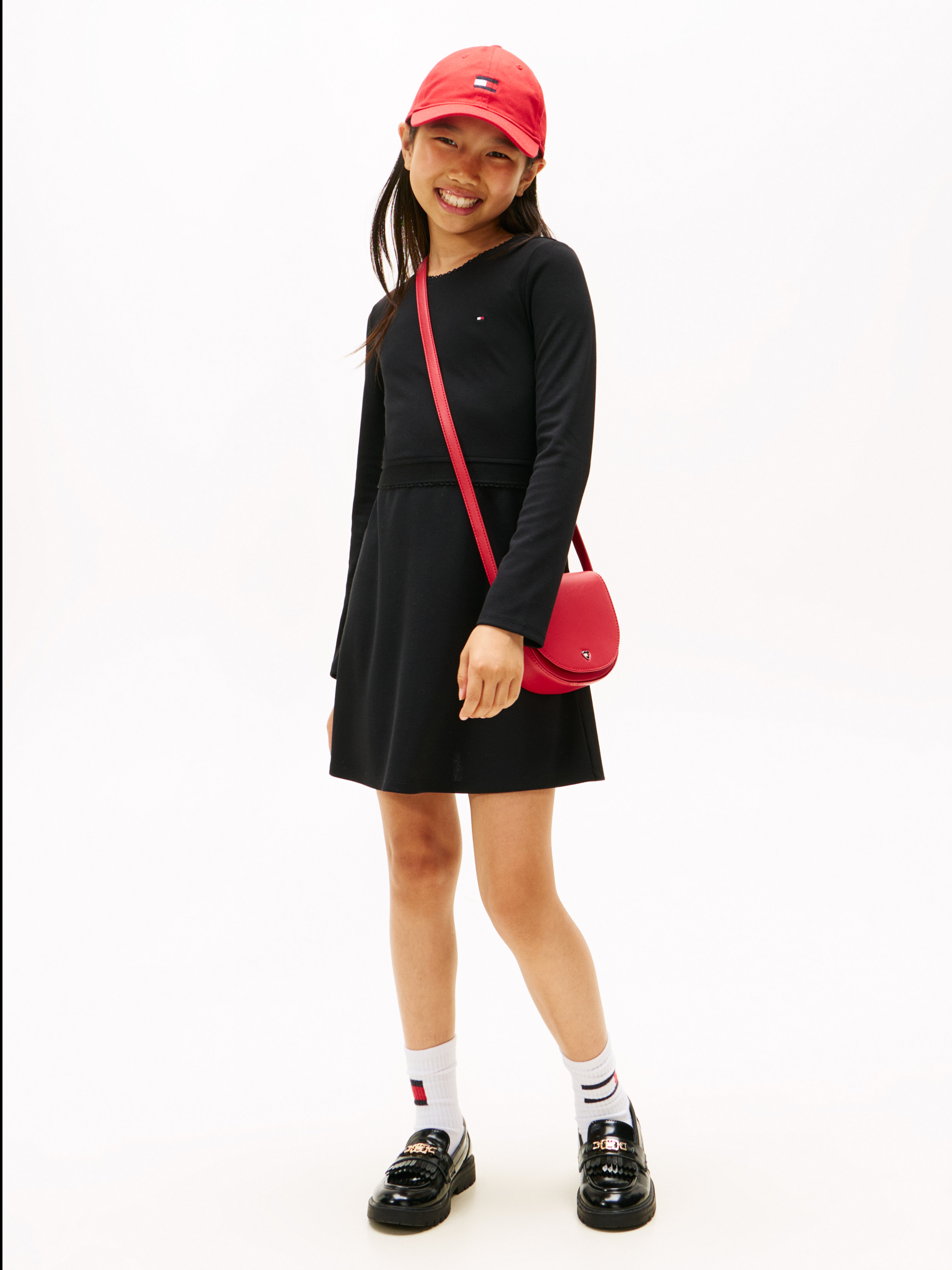Punto Skater Dress Long Flare Dress