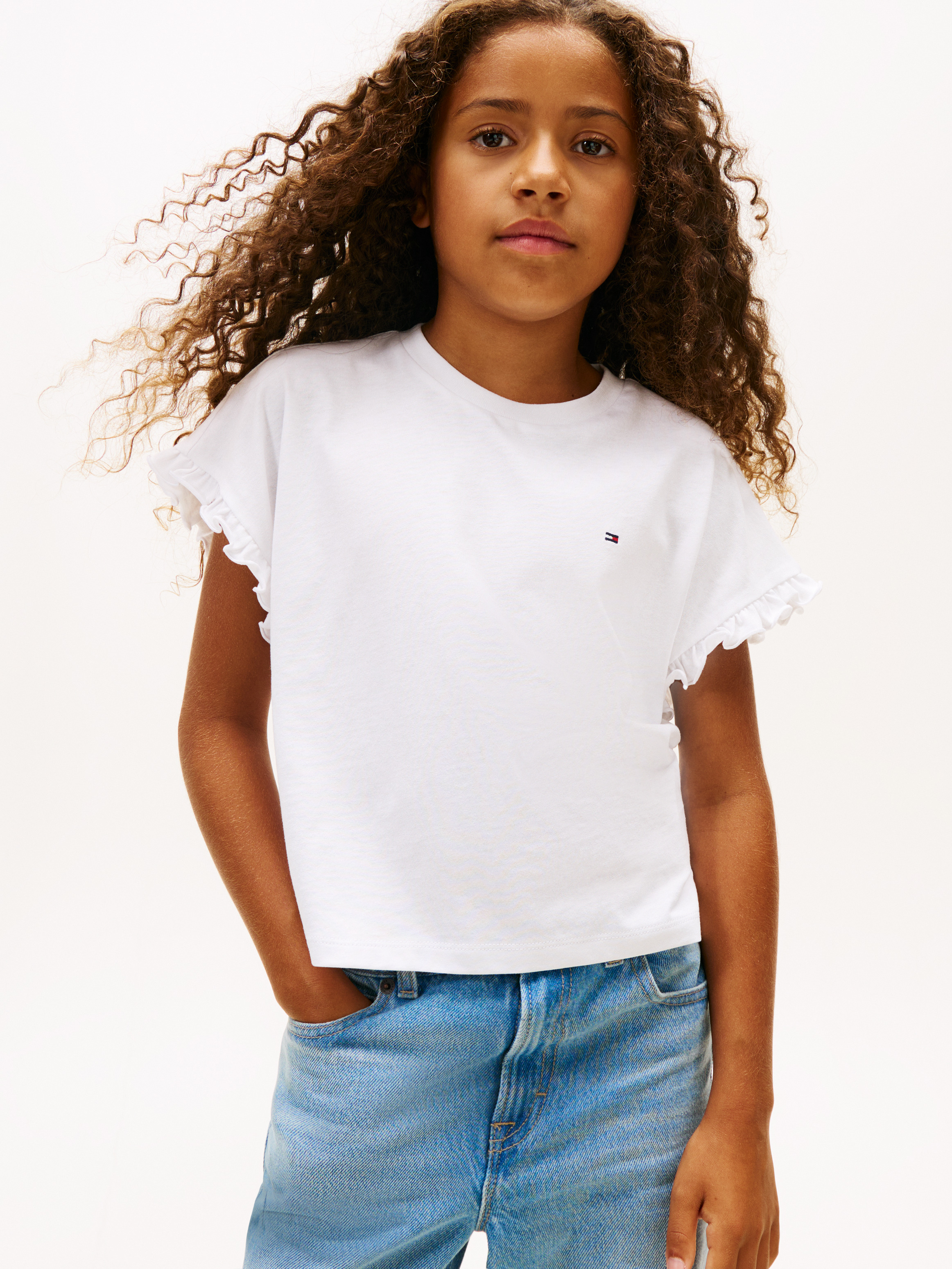 Essential Ruffle Cuff Relaxed Top