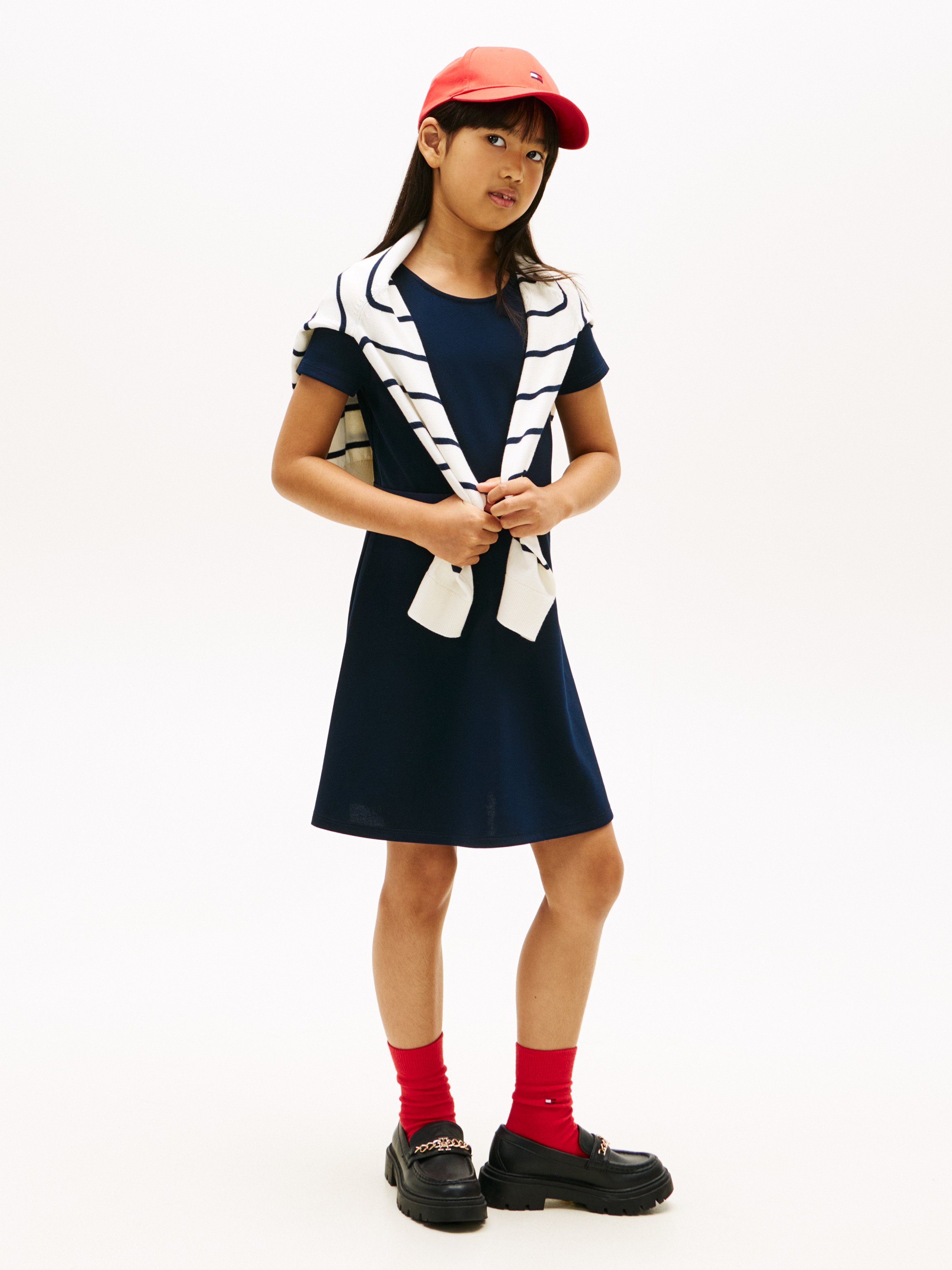 Essential Short Sleeve Skater Dress