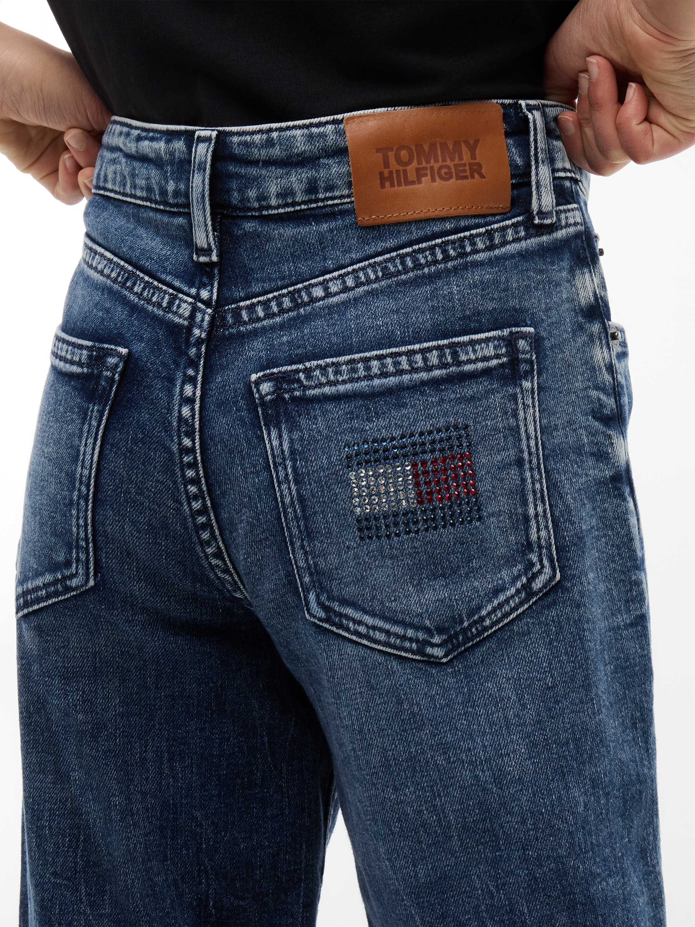 Wide Barrel Leg Jeans