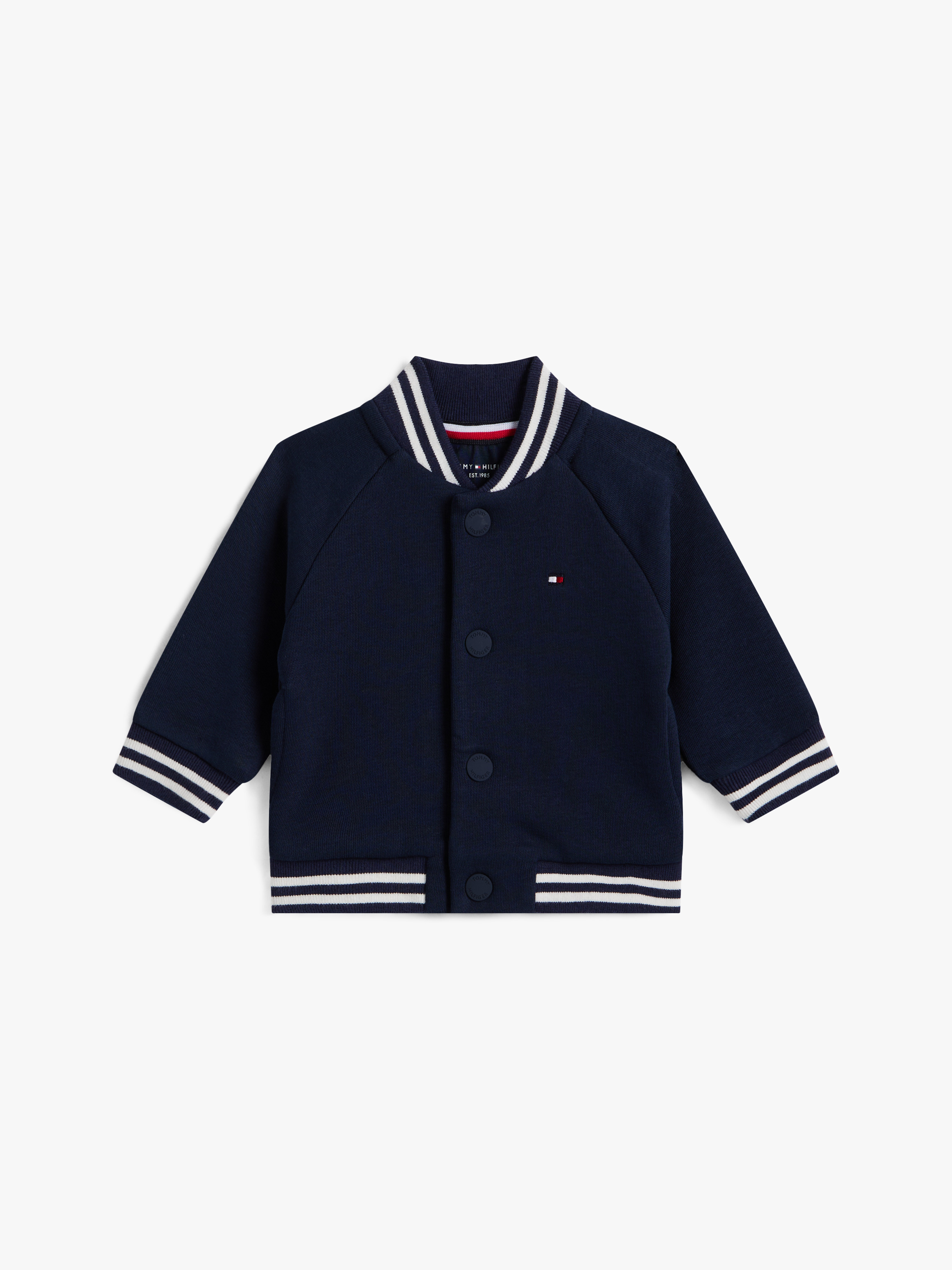 Back Logo Embroidery Bomber Jacket