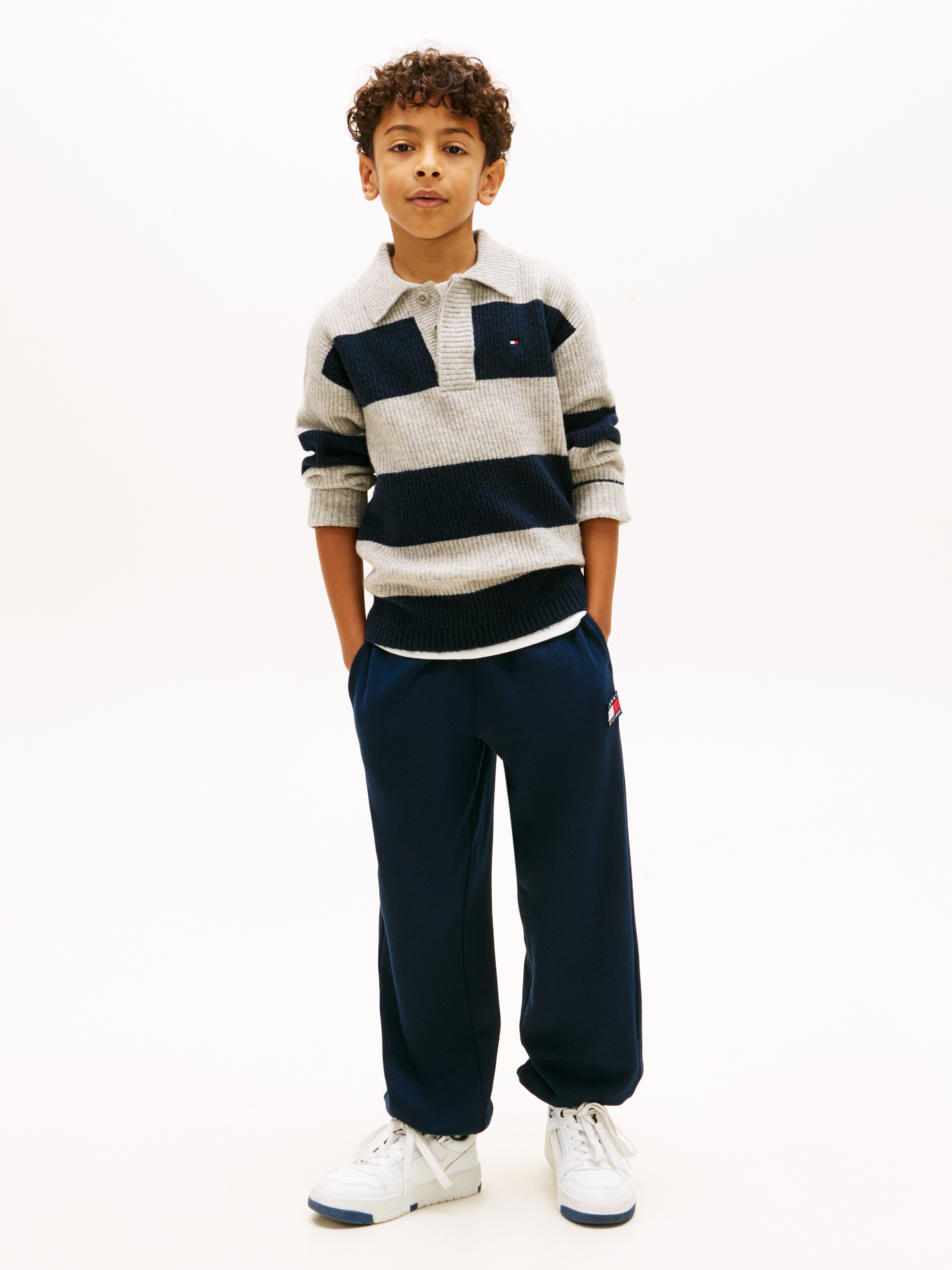 Heritage Flag Logo Cuffed Drawstring Joggers
