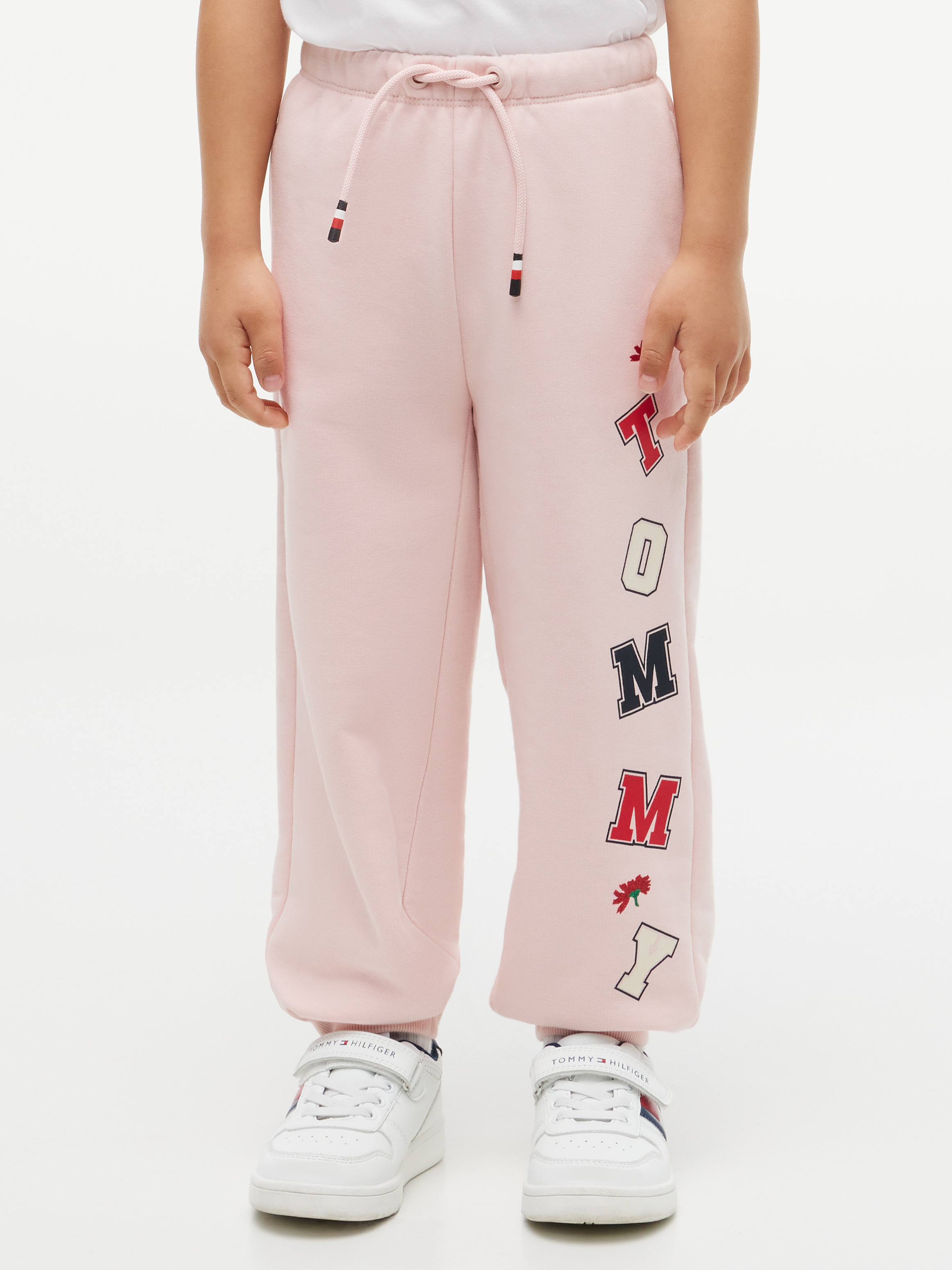 Logo Cuffed Joggers — Whimsy Pink