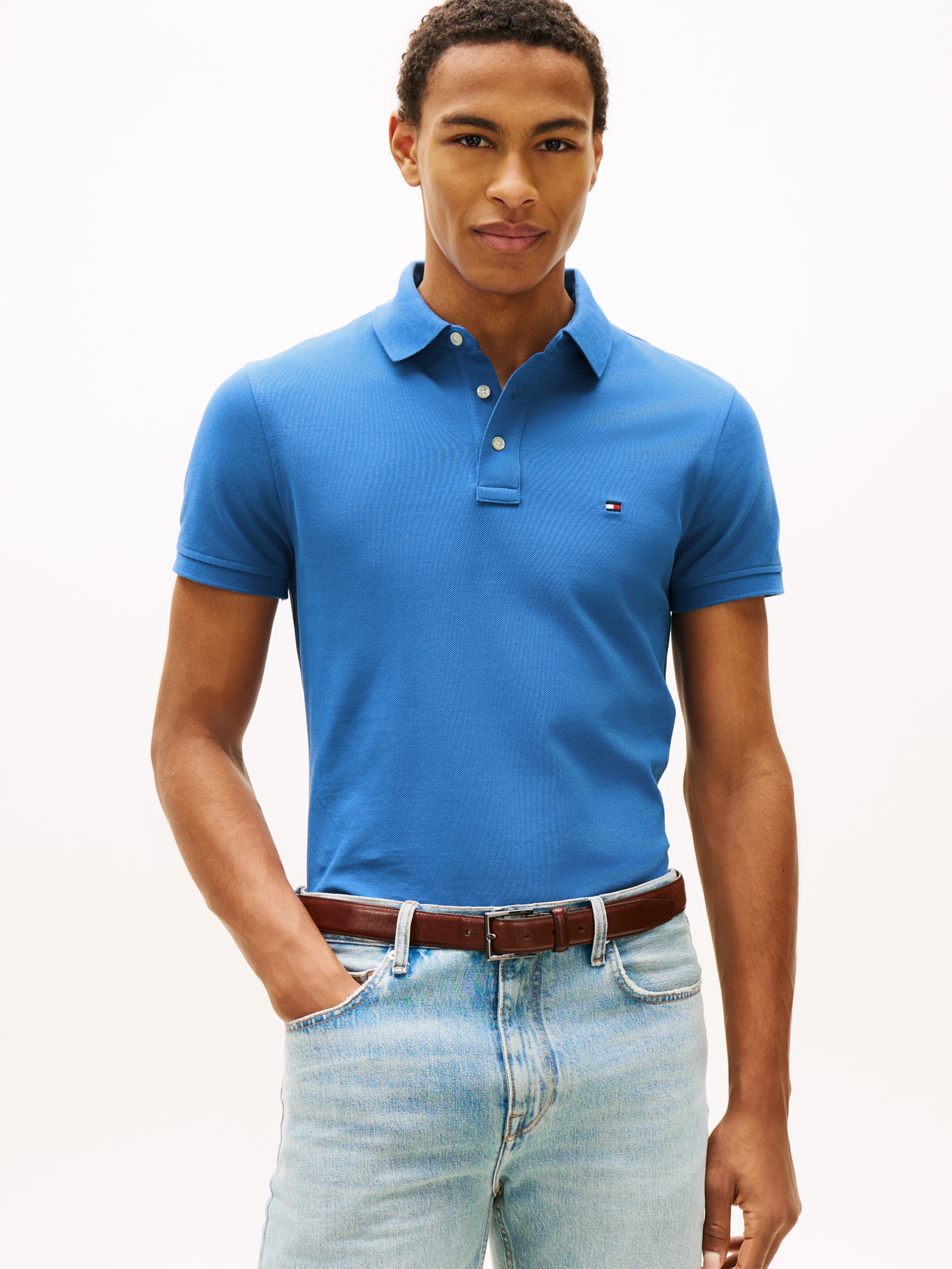 1985 Slim Fit Pique Polo T-Shirt
