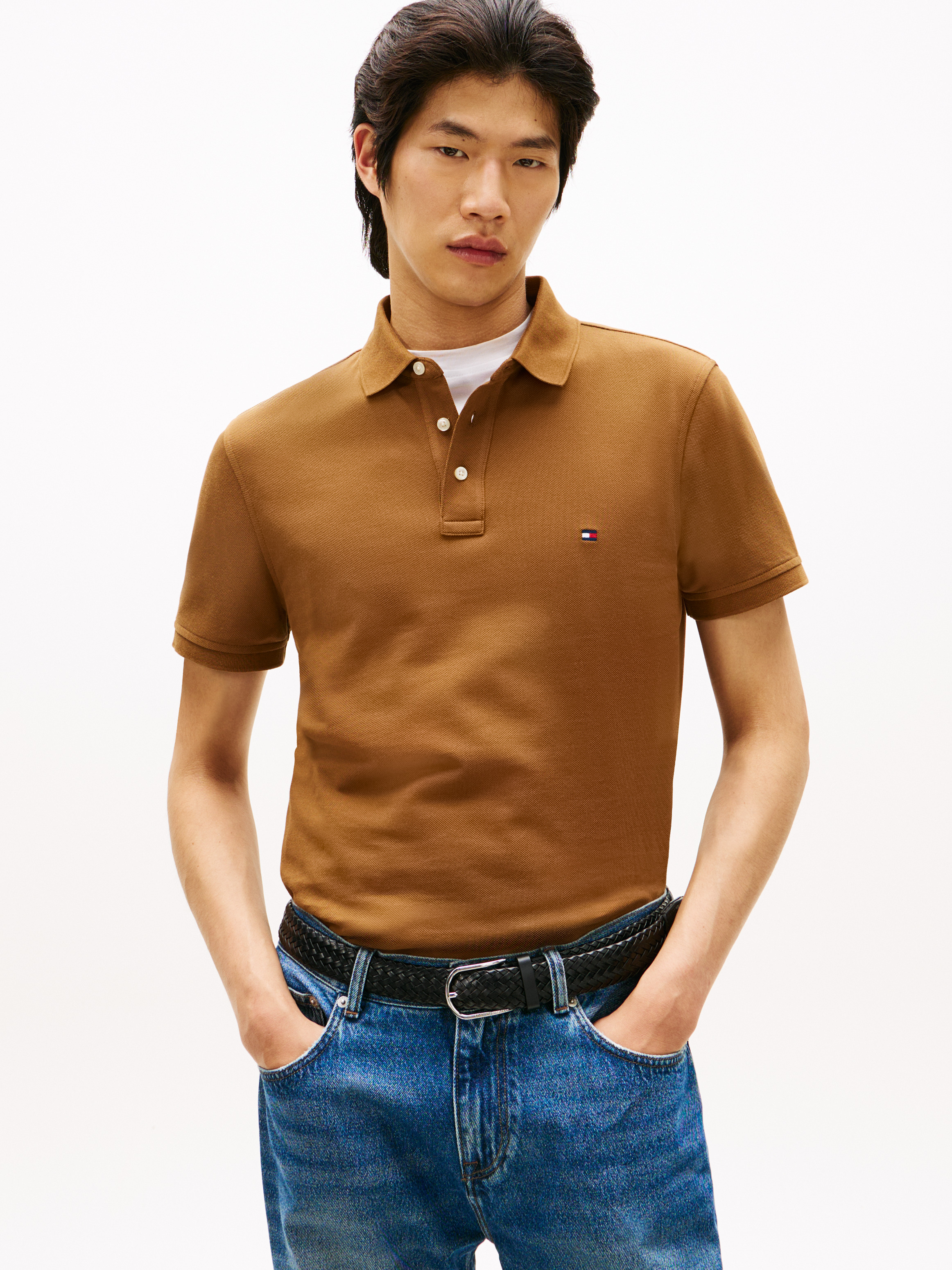 1985 Slim Fit Pique Polo T-Shirt