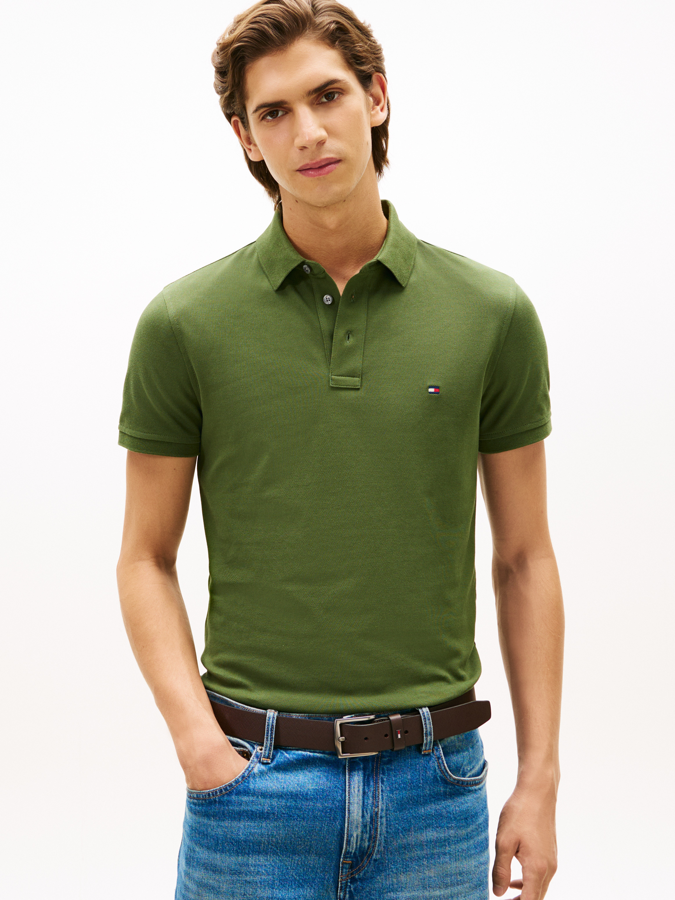 1985 Slim Fit Pique Polo T-Shirt