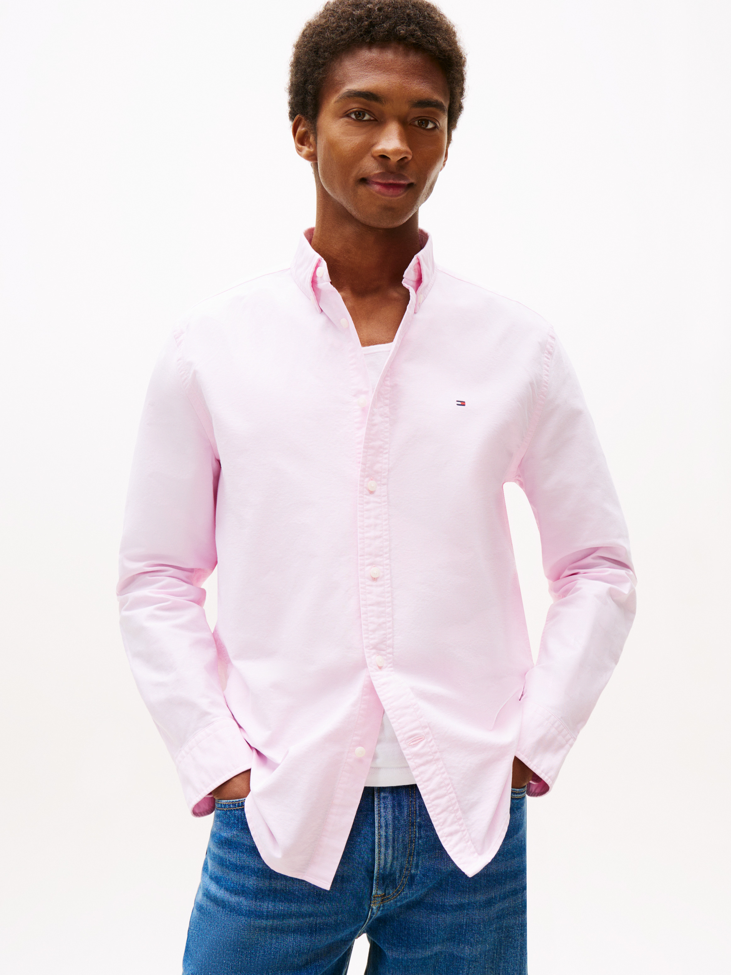 Regular Fit Button-Down Collar Oxford Shirt