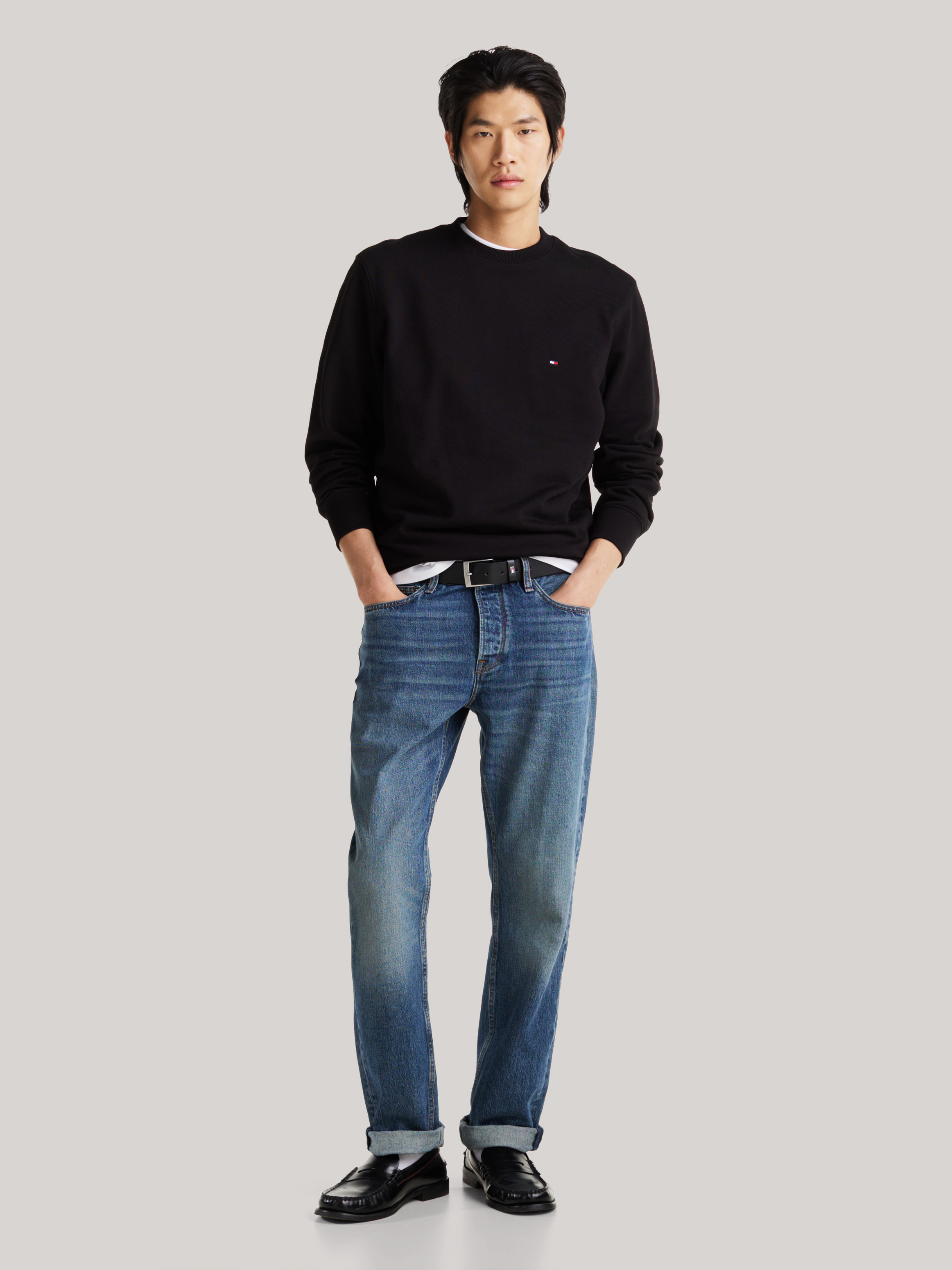 Terry Crew Neck Sweatshirt