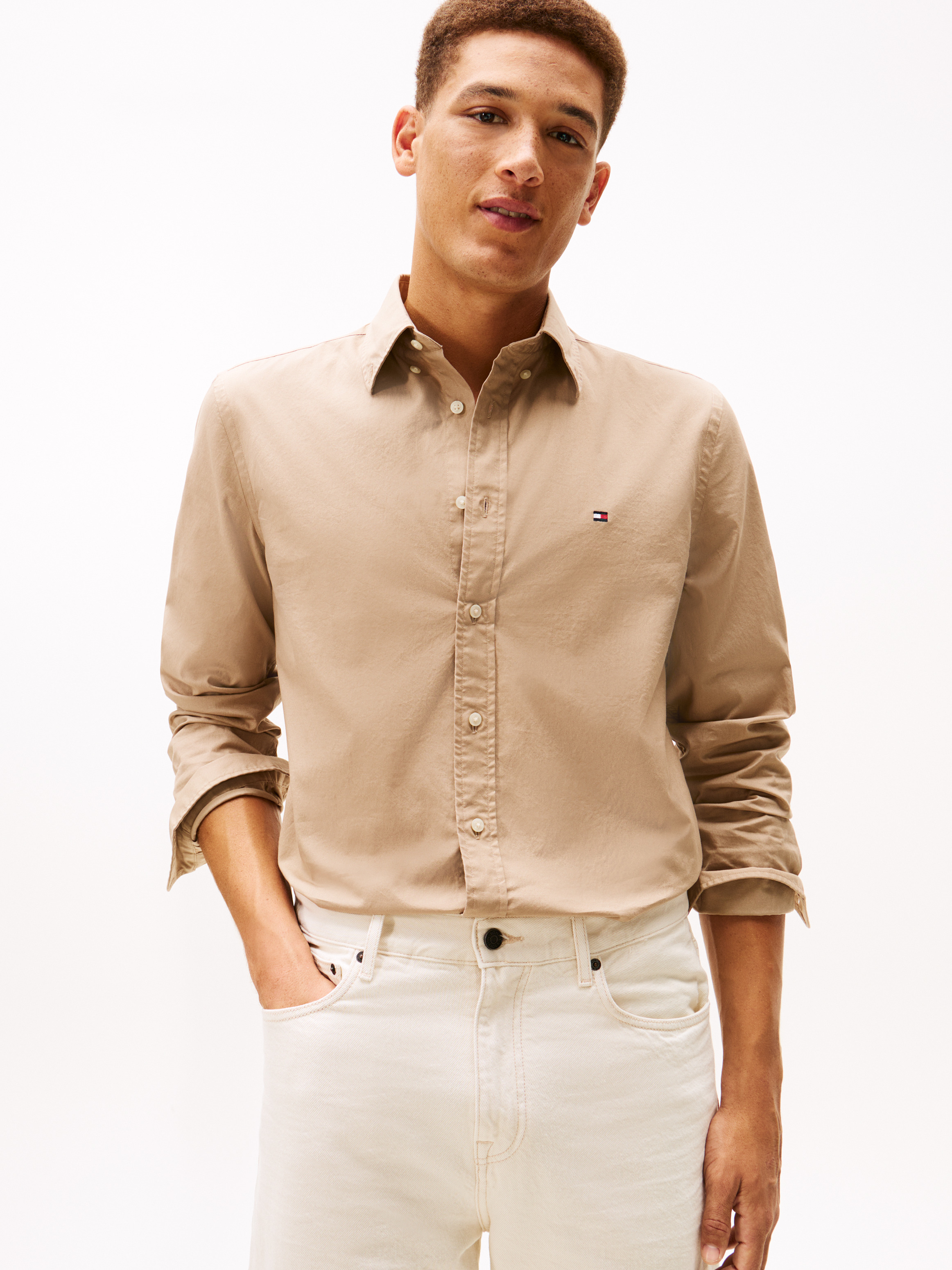 TH Flex Regular Fit Poplin Shirt